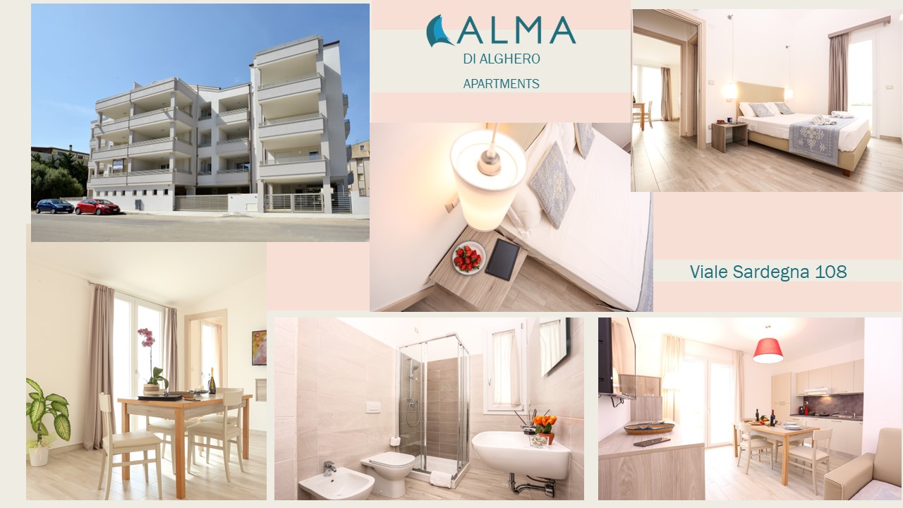 Relaxruimte met ligbedden — Alma Di Alghero Apartments