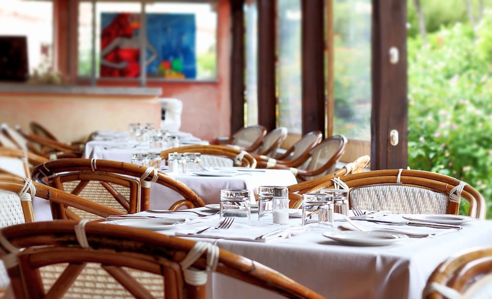 Restaurantterras buiten — Colonna Country & Sporting Club