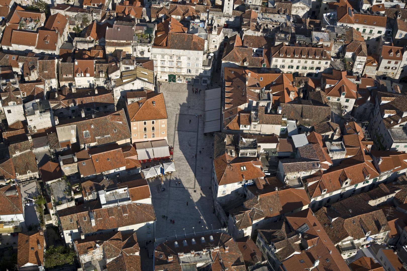 Skyline-uitzicht over de stad — Studio Apartments 4 You In Split