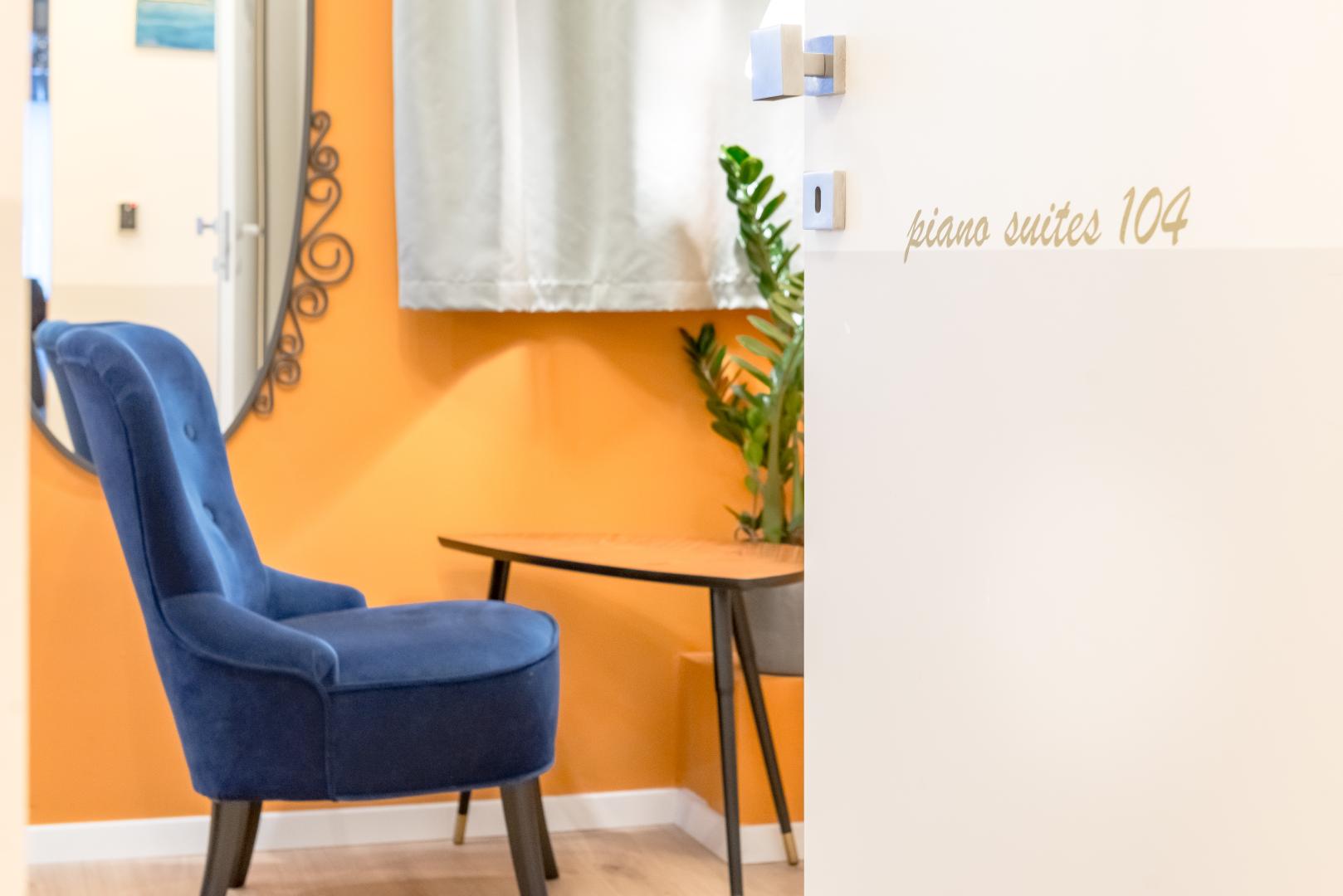 Kamer met balkon — Piano Suites