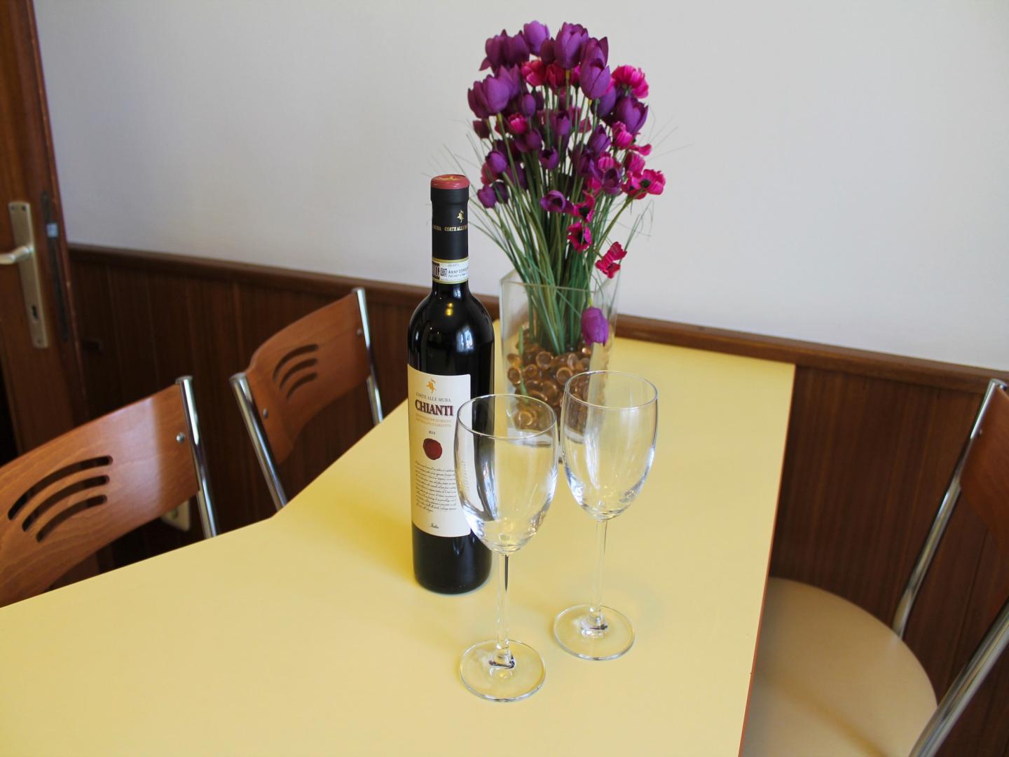 Fine-dining tafel — Apartamenti Katija