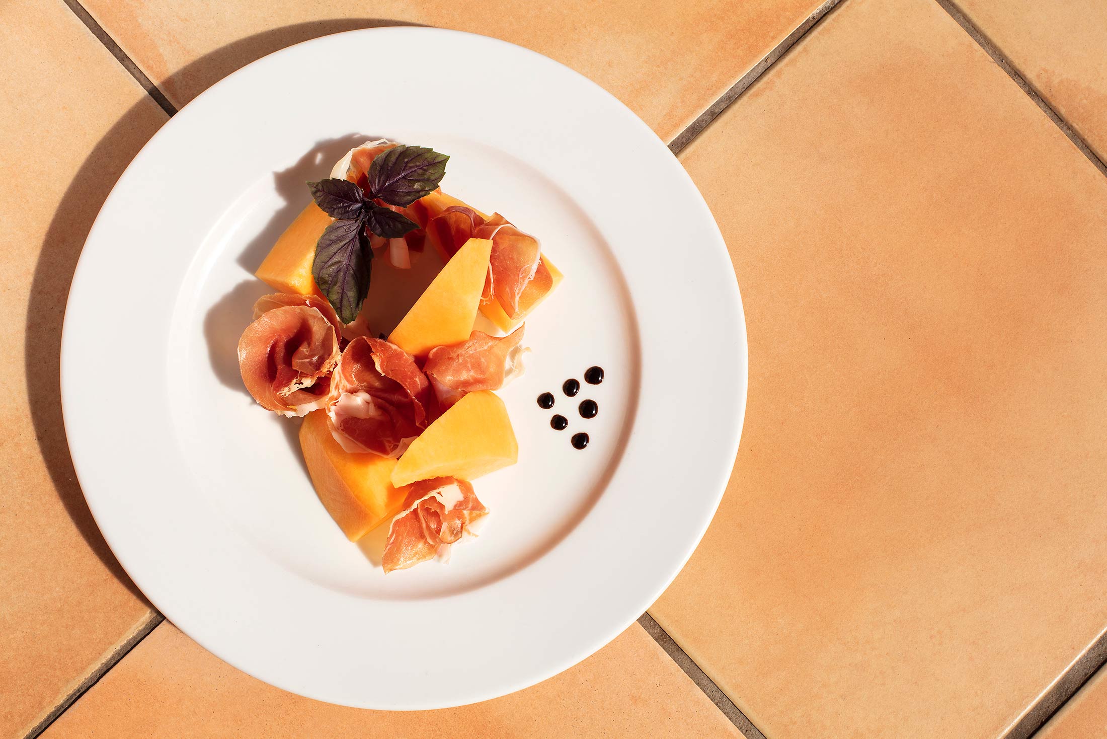 Close-up van gerecht — Grand Hotel in Porto Cervo