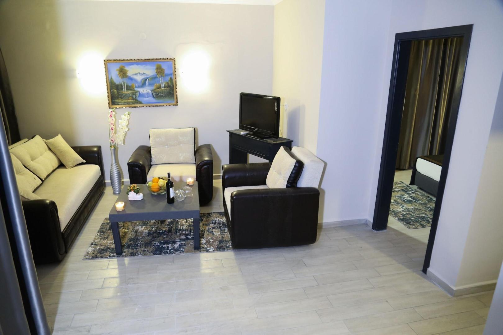 Suite met zithoek — Ladonia Hotels Leo Beach Resort