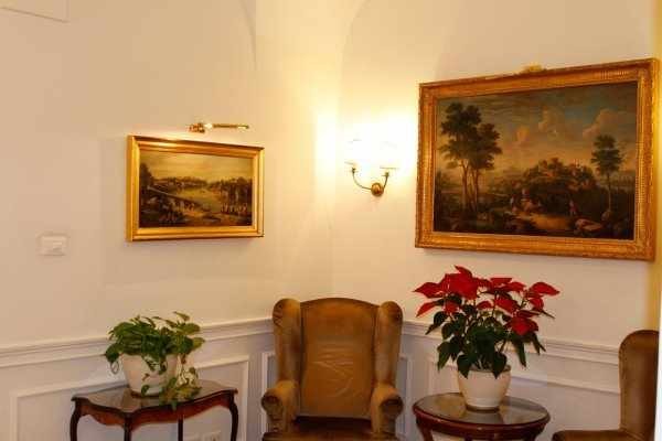 Lobby met receptie — Boutique Hotel Trevi