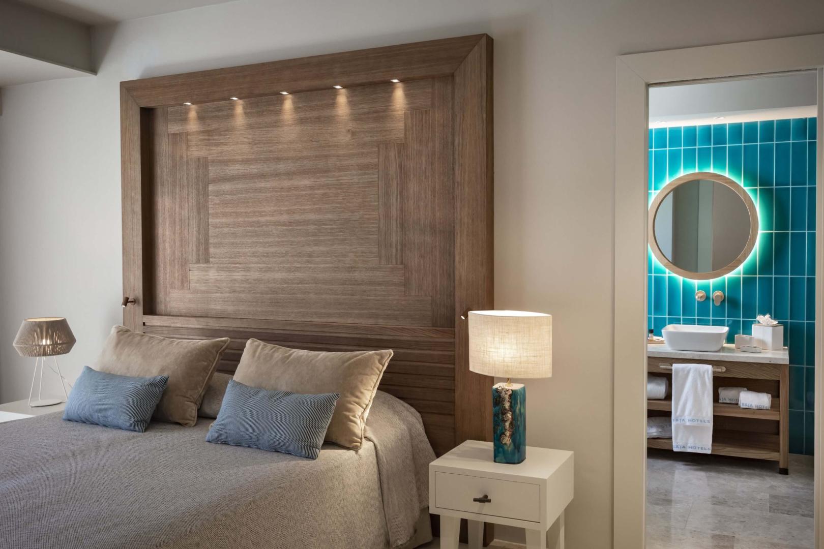 Kamer met twee aparte bedden — Hotel La Bisaccia