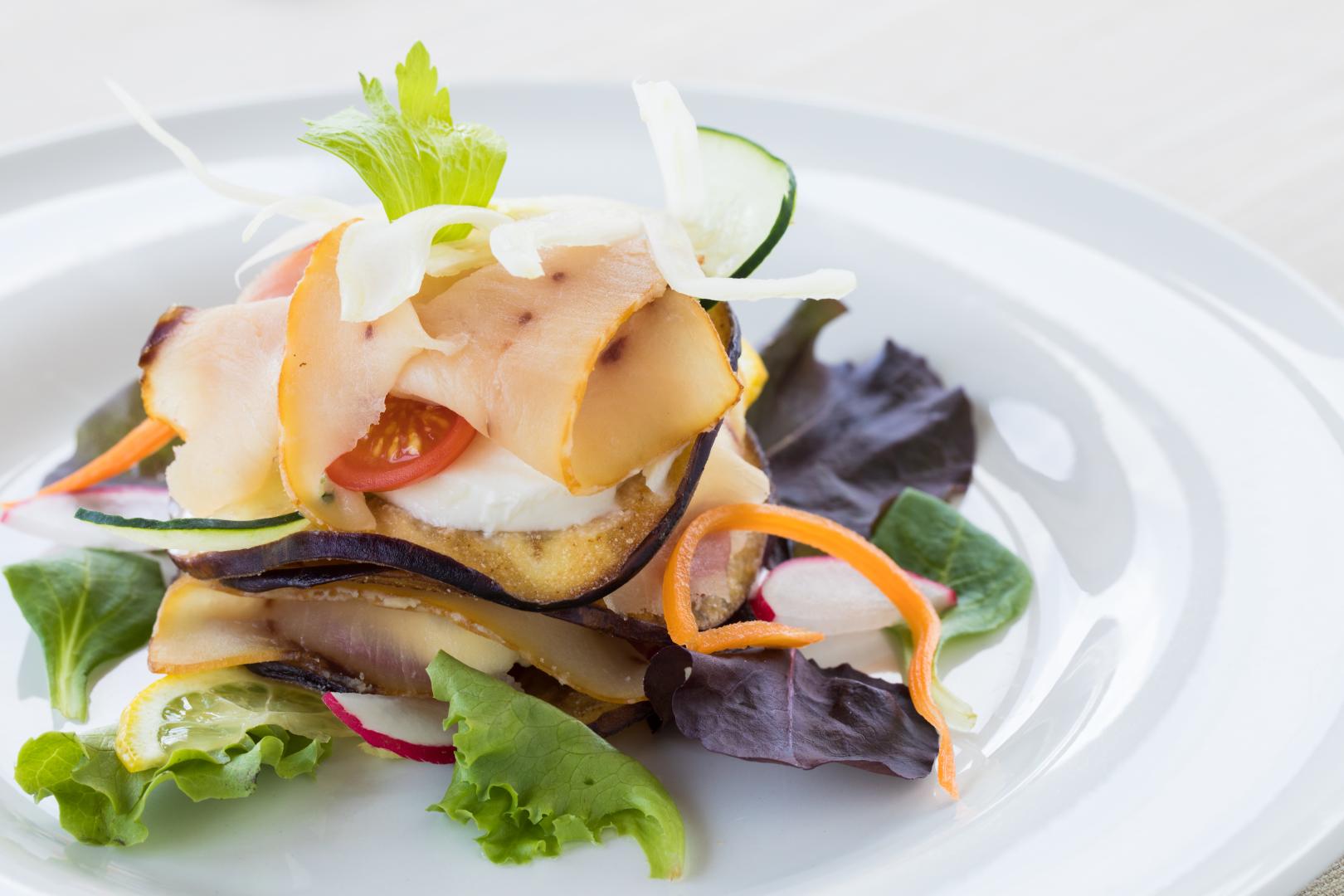 Close-up van gerecht — Lu' Hotel Porto Pino