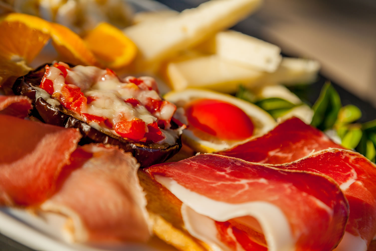 Close-up van gerecht — Borgo di Campagna