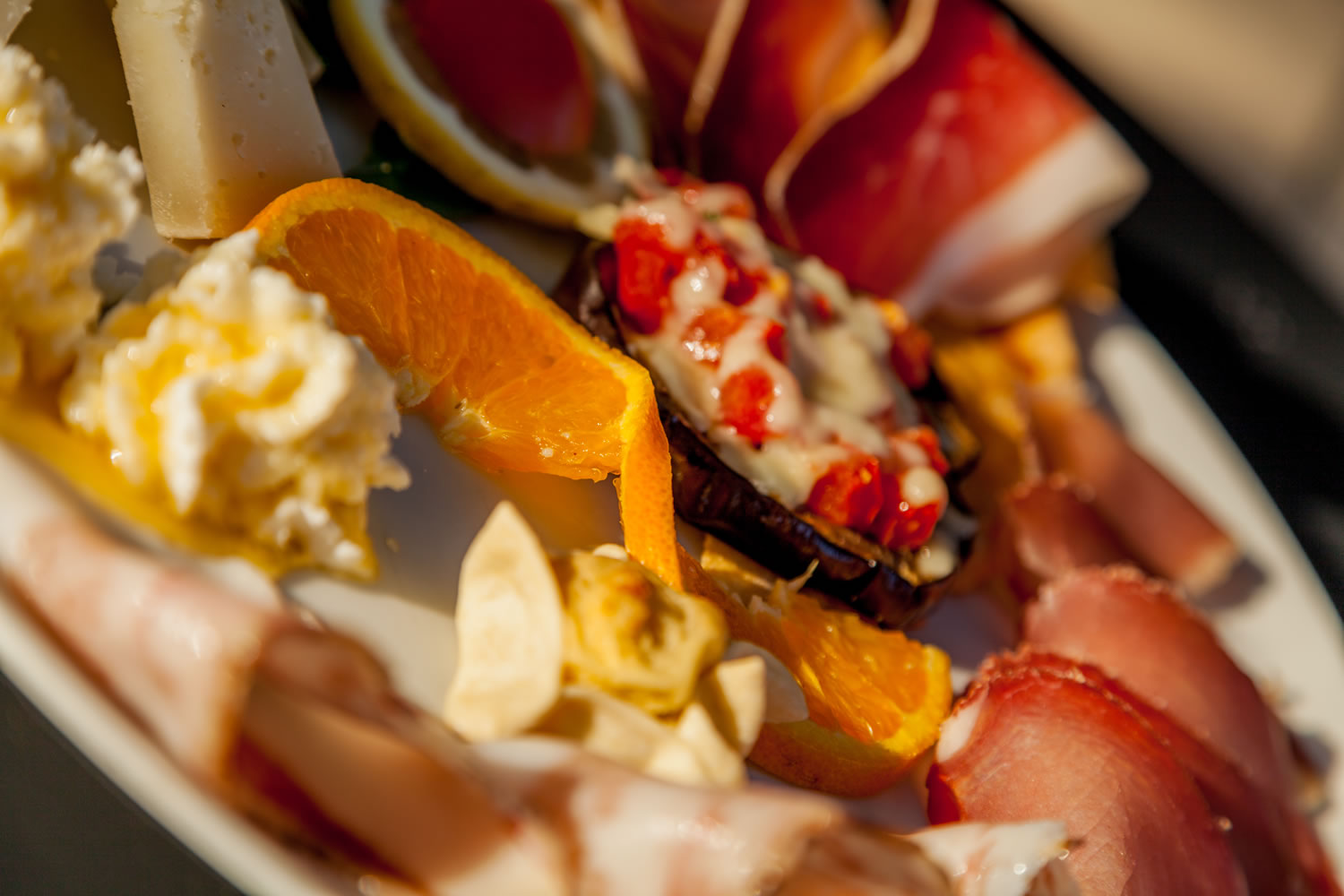 Close-up van gerecht — Borgo di Campagna