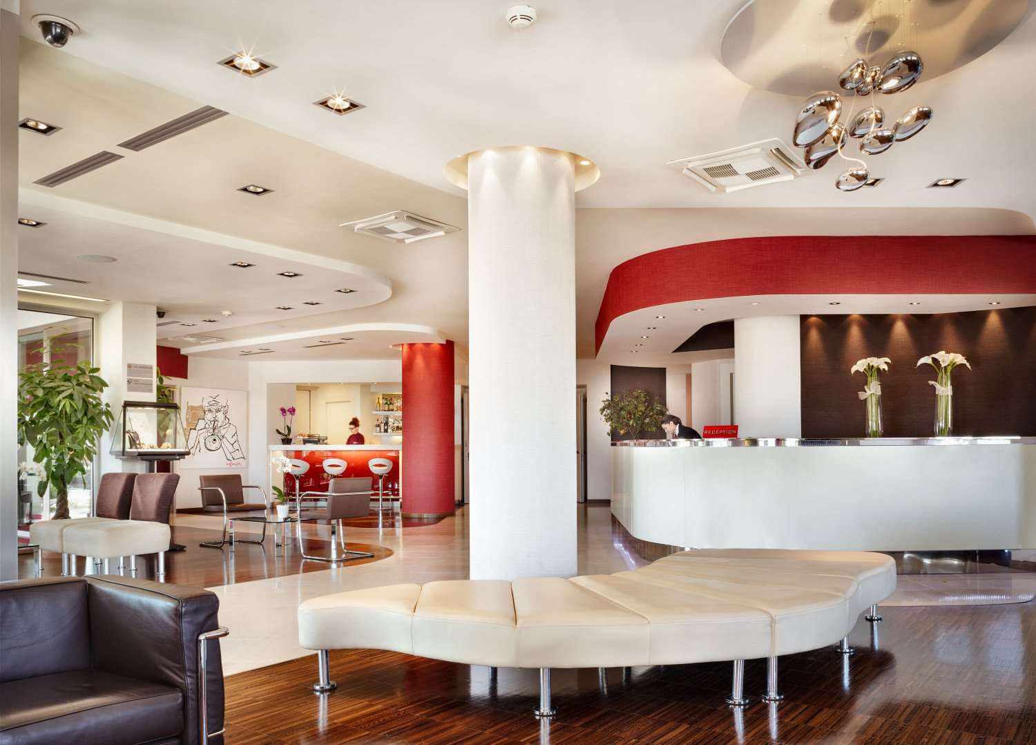 Restaurant met gedekte tafels — Jazz