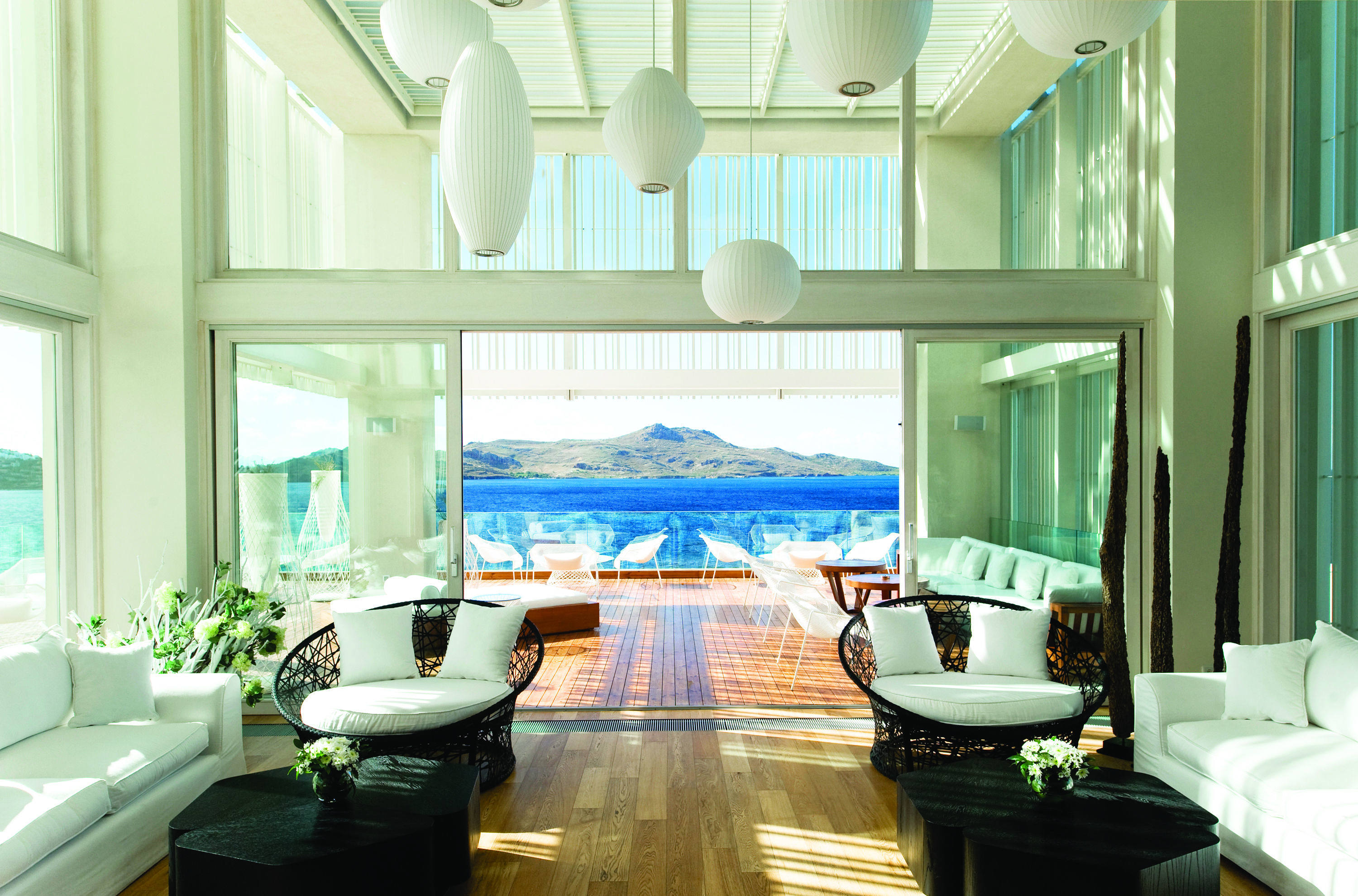 Relaxruimte met ligbedden — PalmaLife Resort & Spa Bodrum Yalikavak