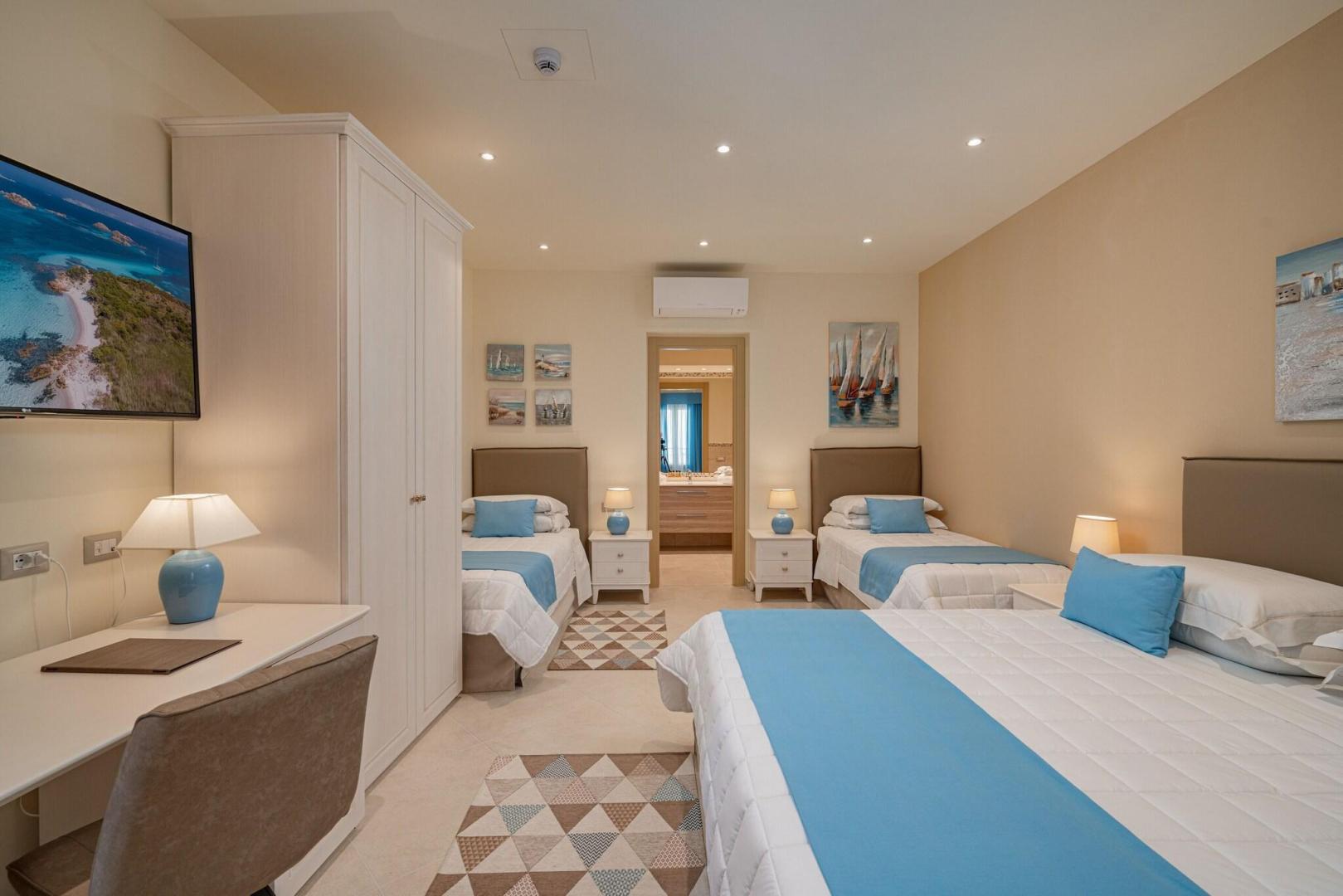 Kamer met twee aparte bedden — Hotel Panorama