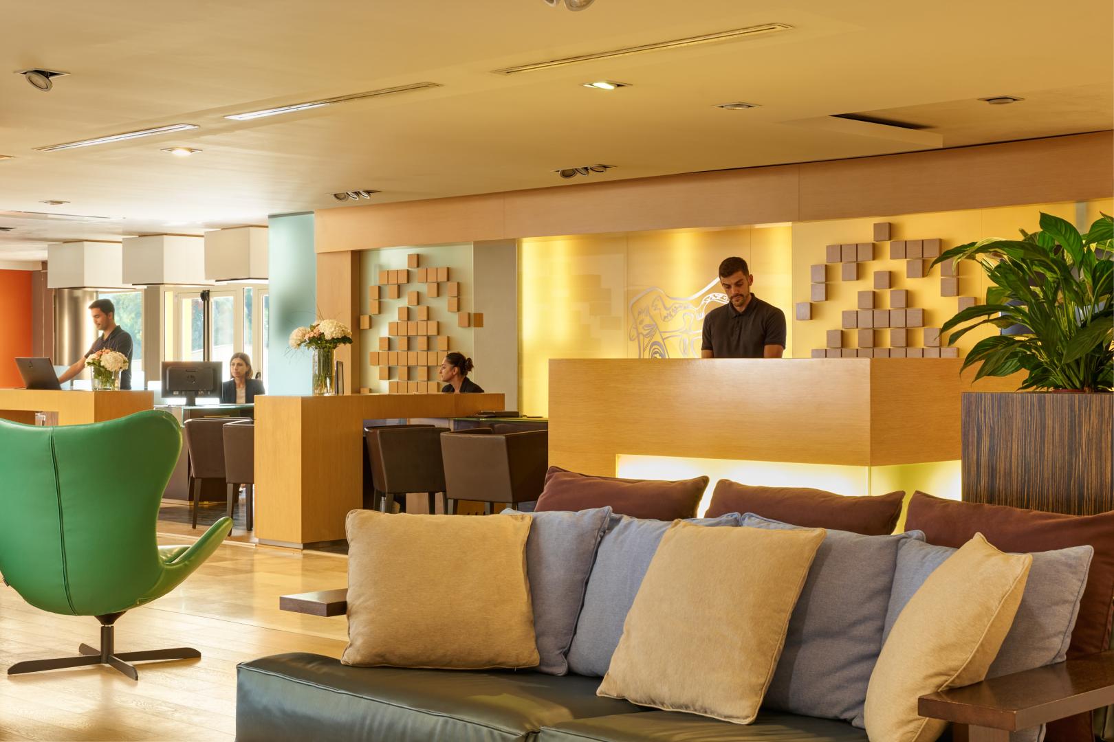 Lobby met receptie — Almar Timi Ama Resort & SPA