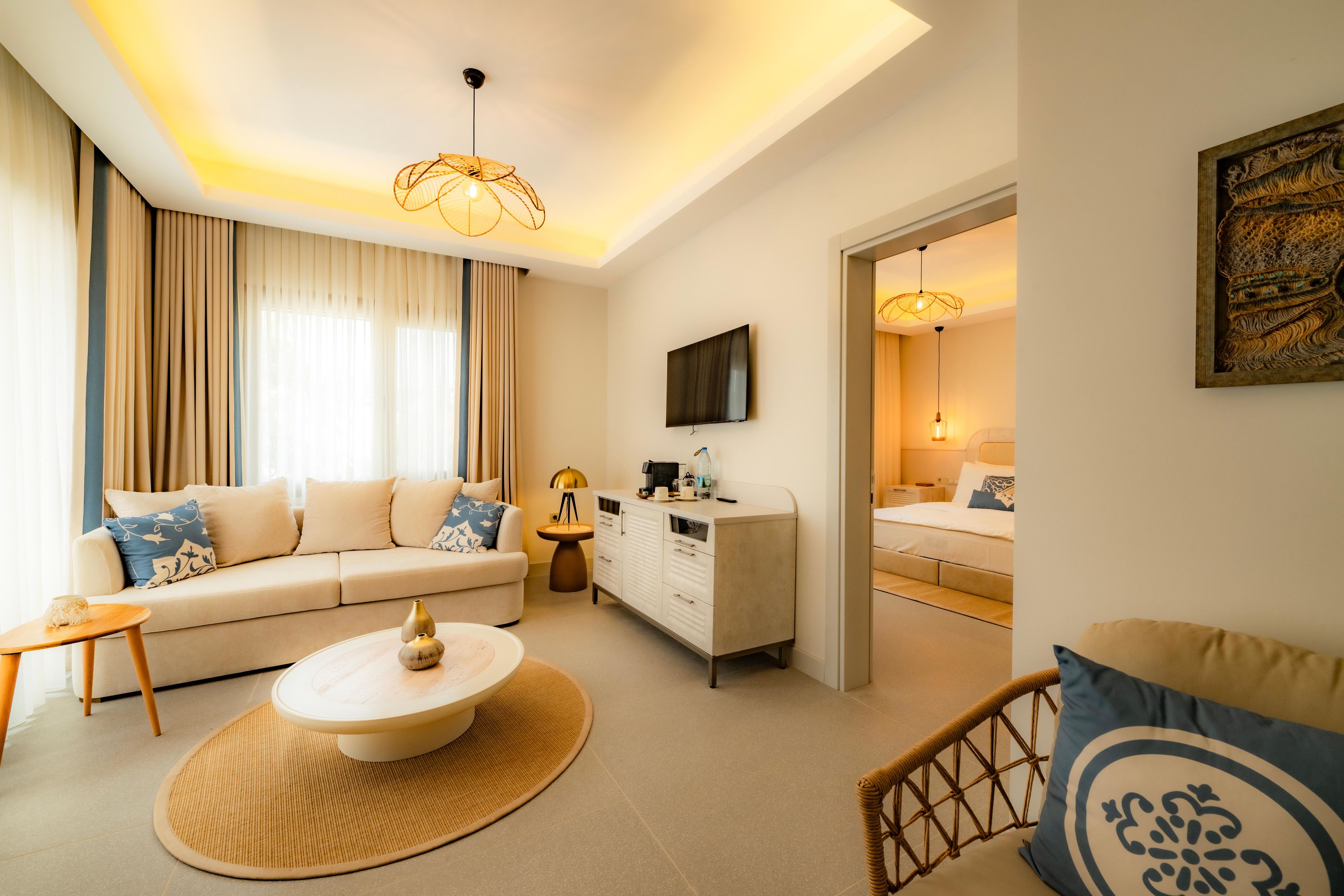 Suite met zithoek — Suum Bodrum Hotel & Beach