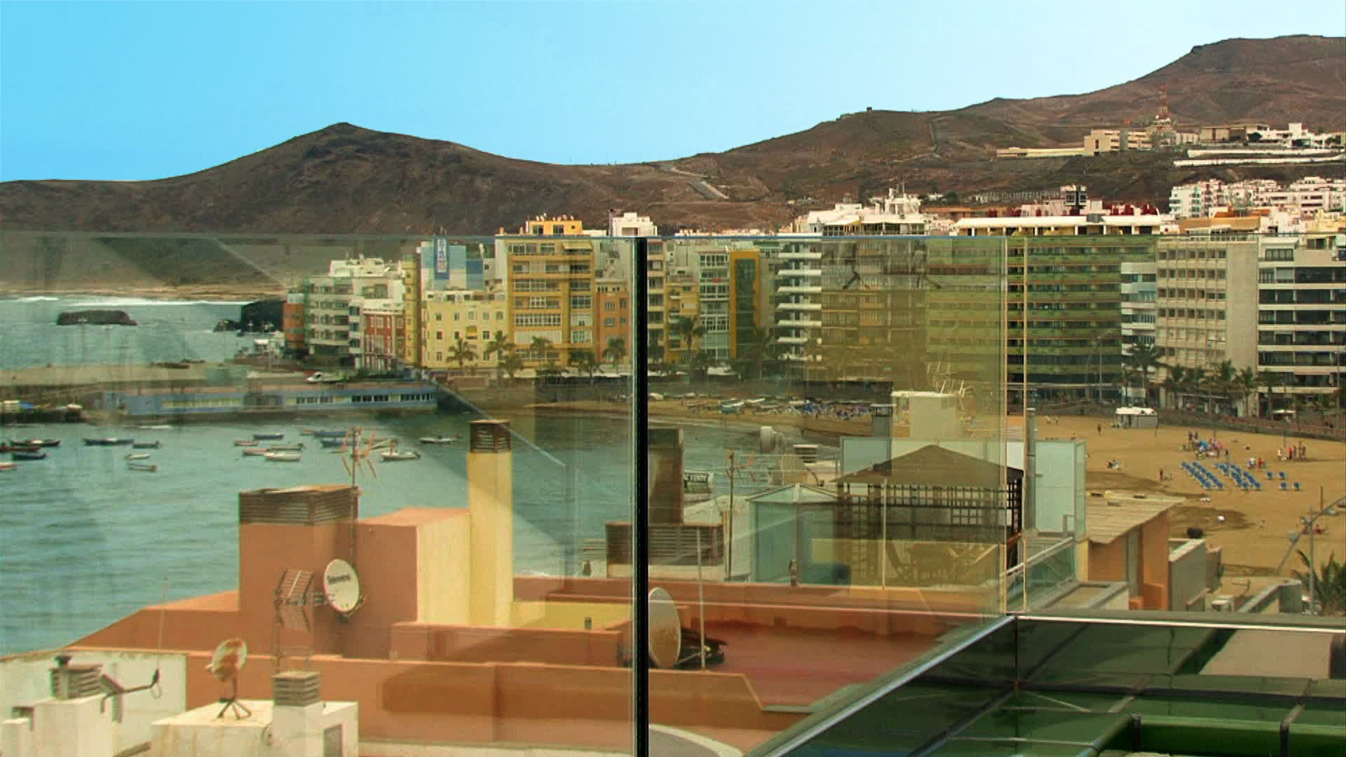 Zeezicht vanaf het balkon — Exe Las Palmas
