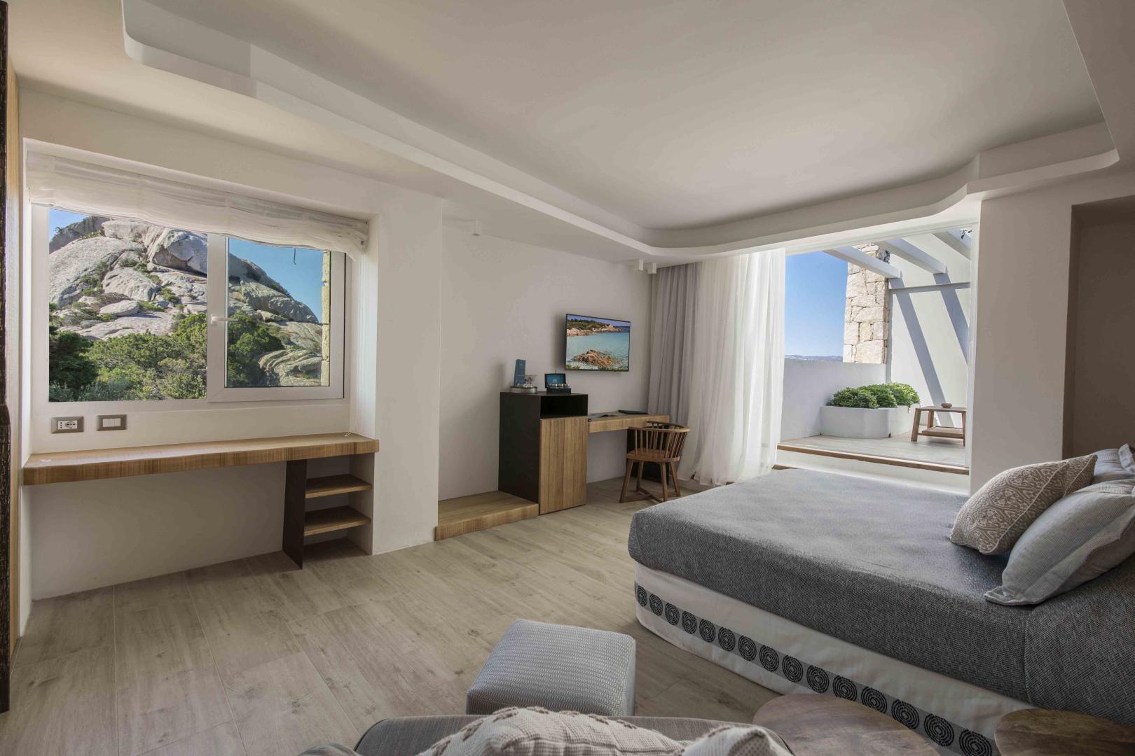 Kamer met twee aparte bedden — Grand Relais dei Nuraghi