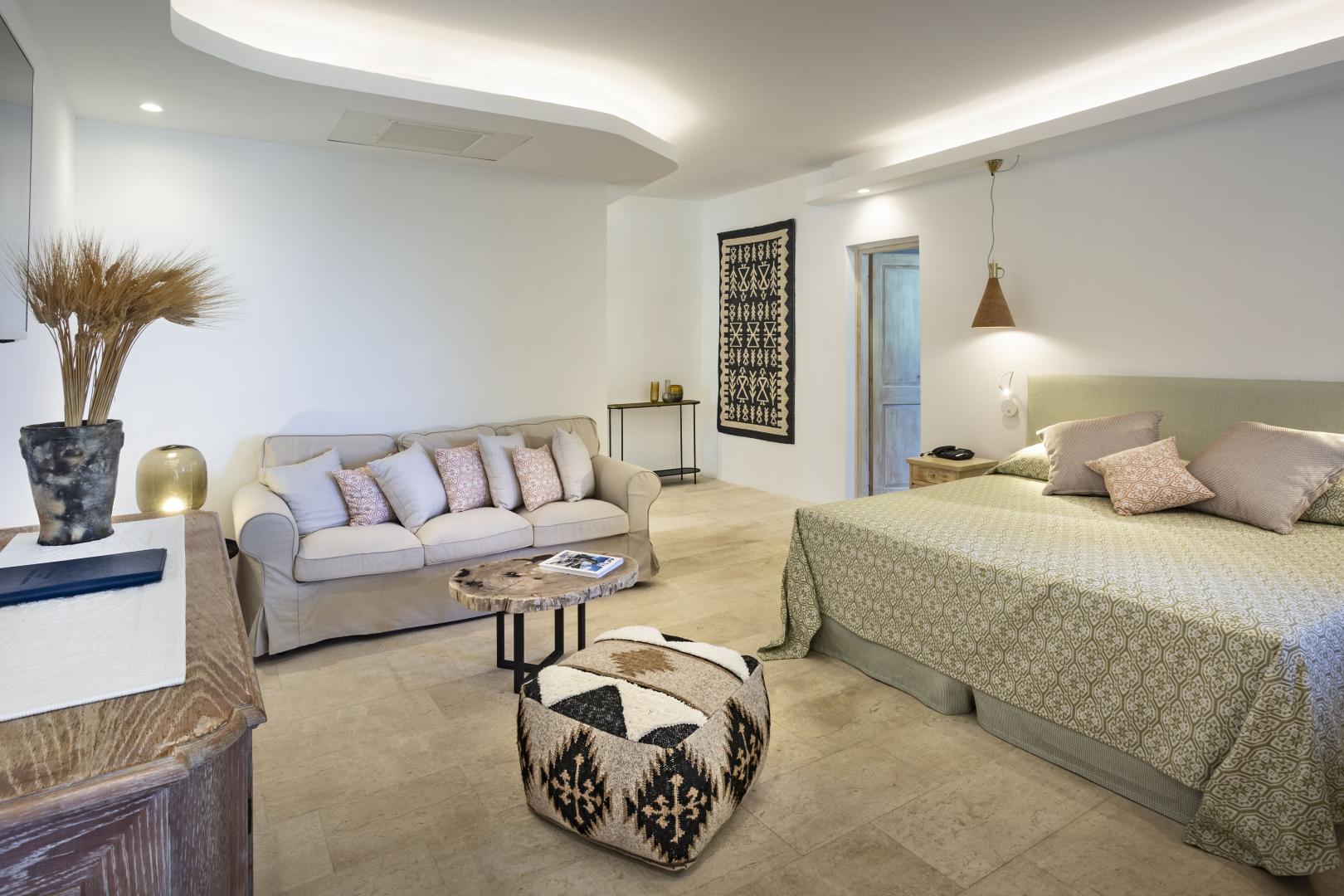 Suite met zithoek — Grand Relais dei Nuraghi