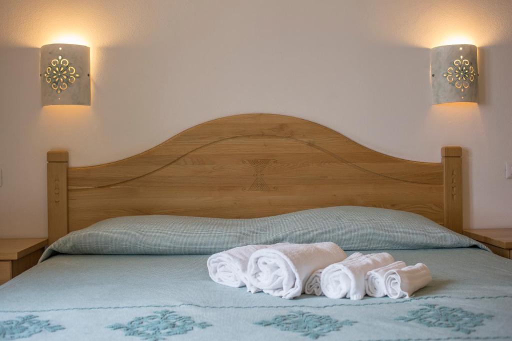 Kamer met twee aparte bedden — Hotel Gorropu