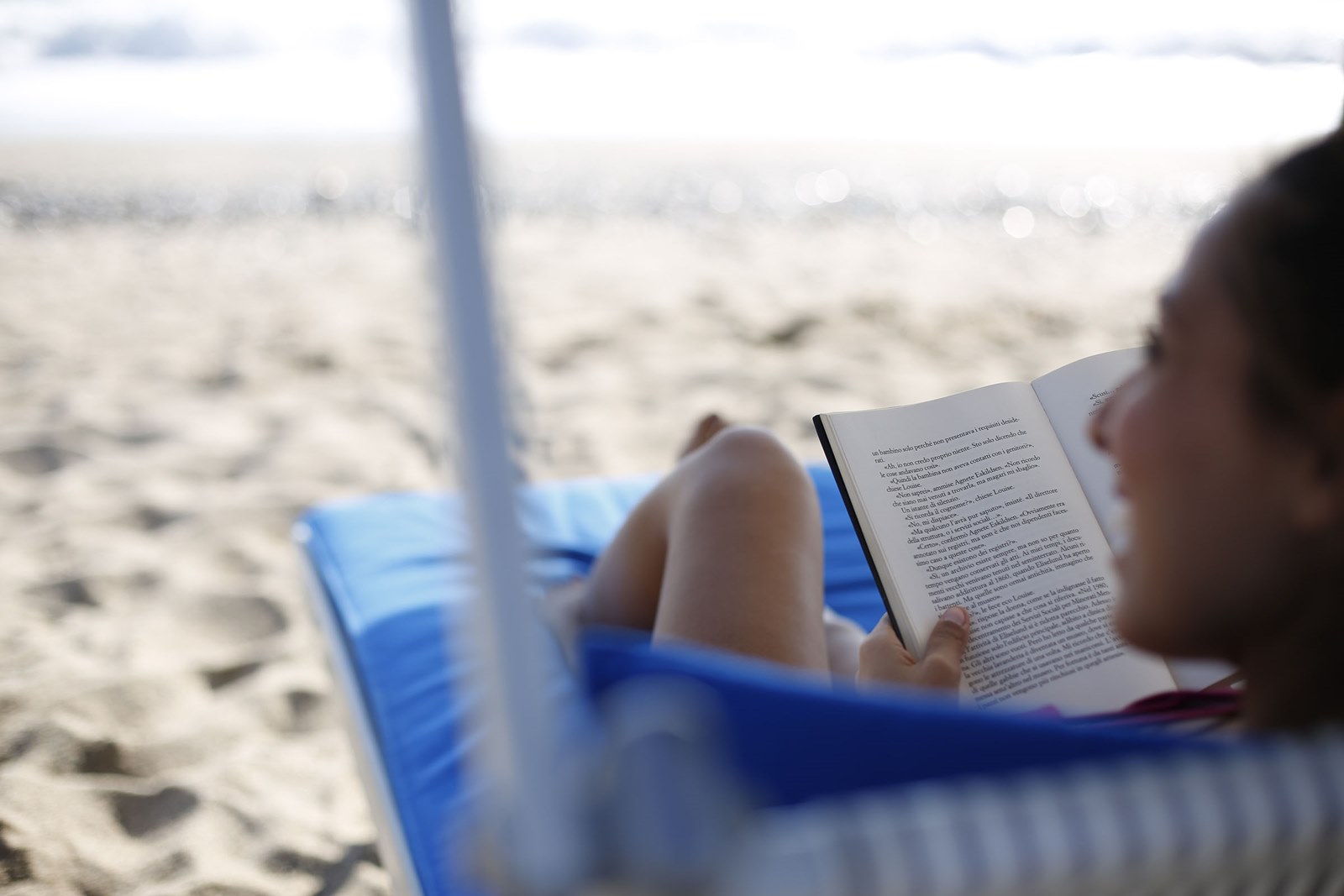 Privéstrand met parasols — Experience Hotel Corte Bianca