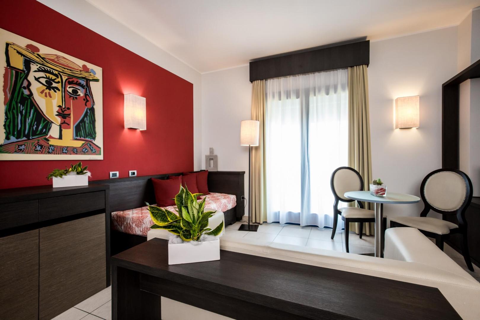 Suite met zithoek — Lu Hotel