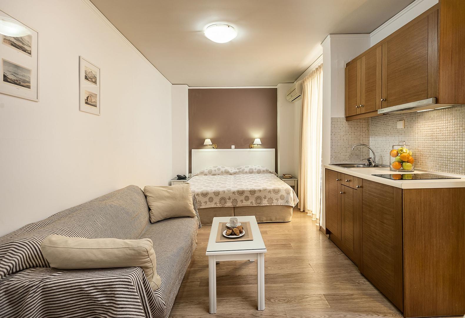 Suite met zithoek — Elina Hotel Apartments