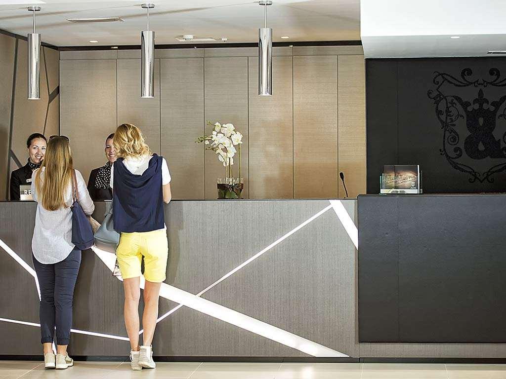 Lobby met receptie — Grand Hotel Resort Ma&Ma