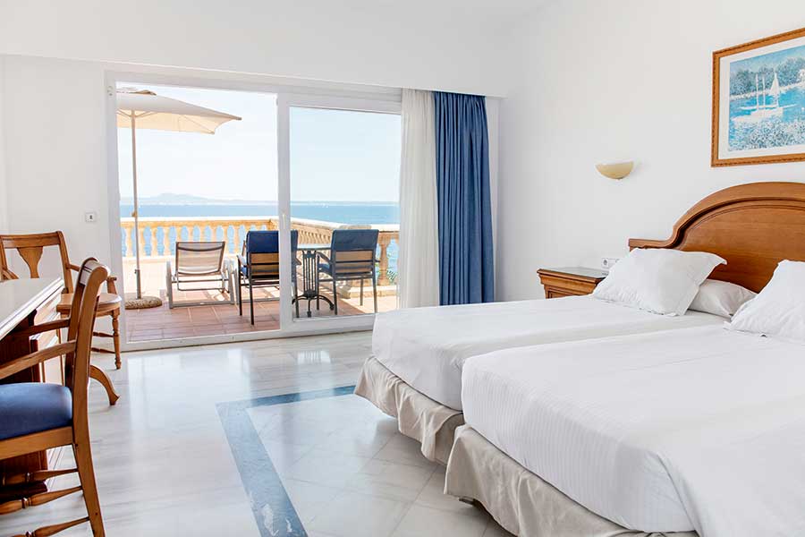 Terrace sea view rooms