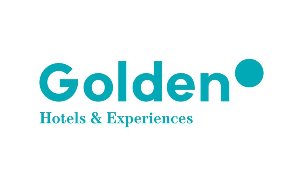 een logo voor de tuinhotels en -ervaringen bij Golden Bahía de Tossa & Spa 4* Sup. in Tossa de Mar
