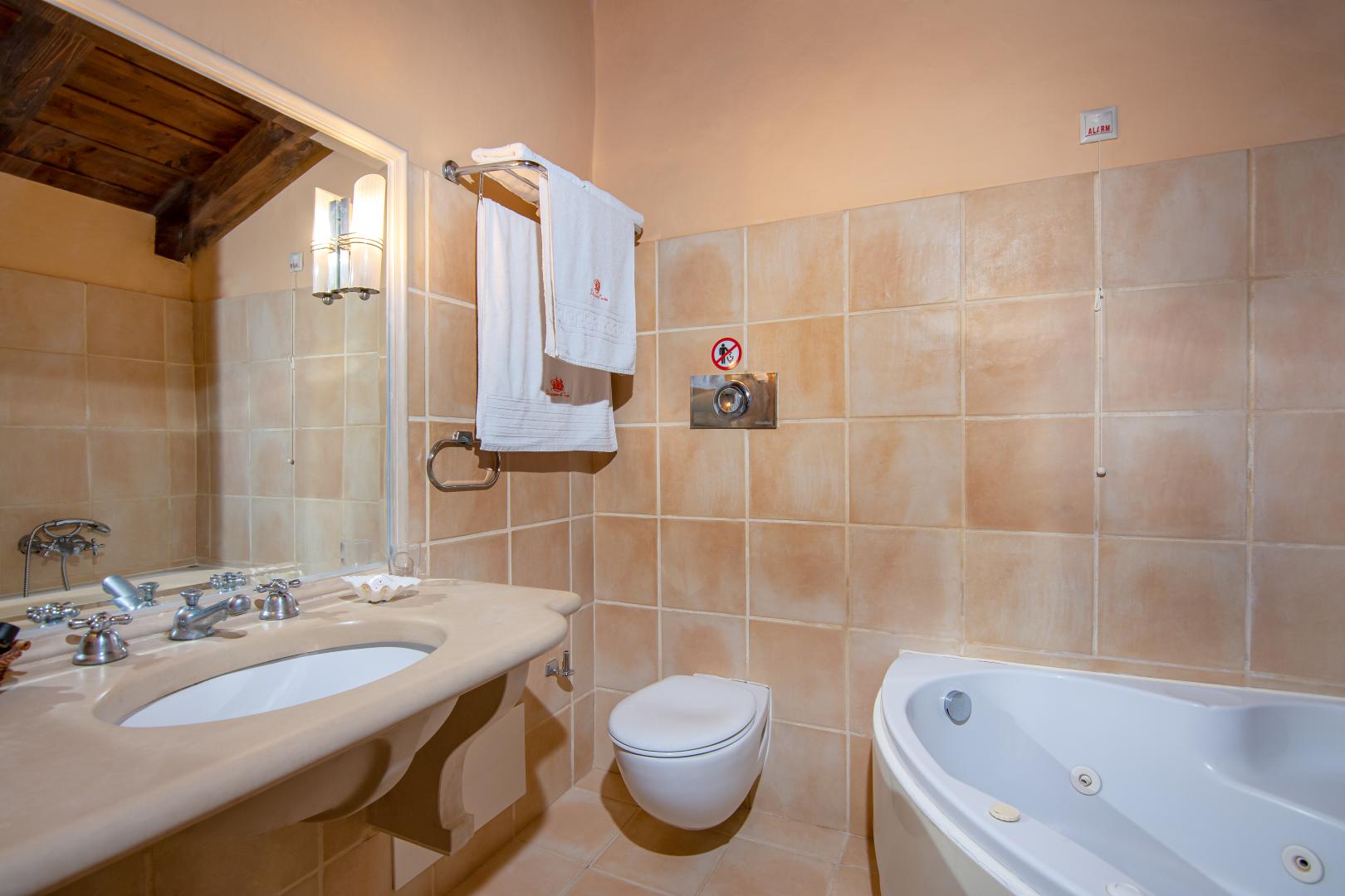 Badkamer met inloopdouche — Palazzino di Corina