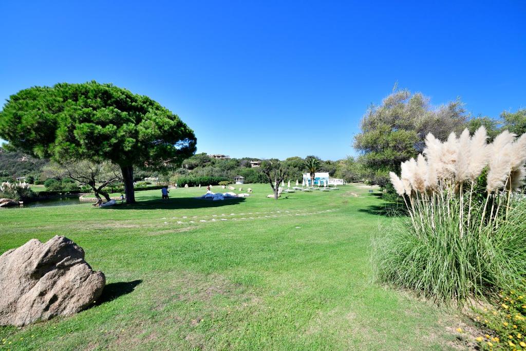 Tropische tuin met palmbomen — Bagaglino I Giardini di Porto Cervo