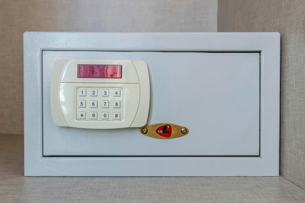 een digitale klok met een vis erop bij Silvana Hotel in Istanbul