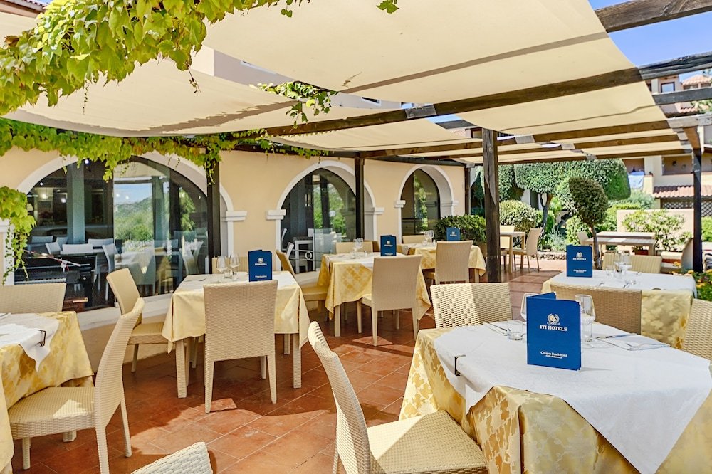 Restaurantterras buiten — Colonna Beach Hotel & Apartments