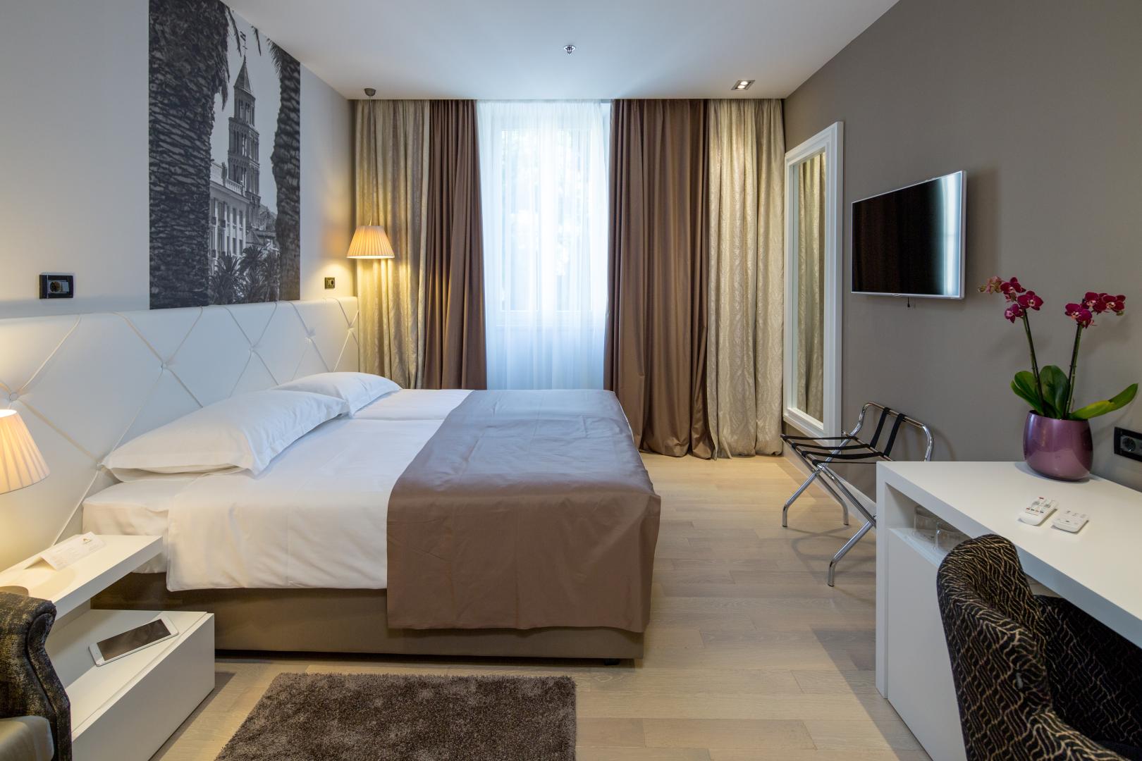 Kamer met tweepersoonsbed — Cornaro Hotel