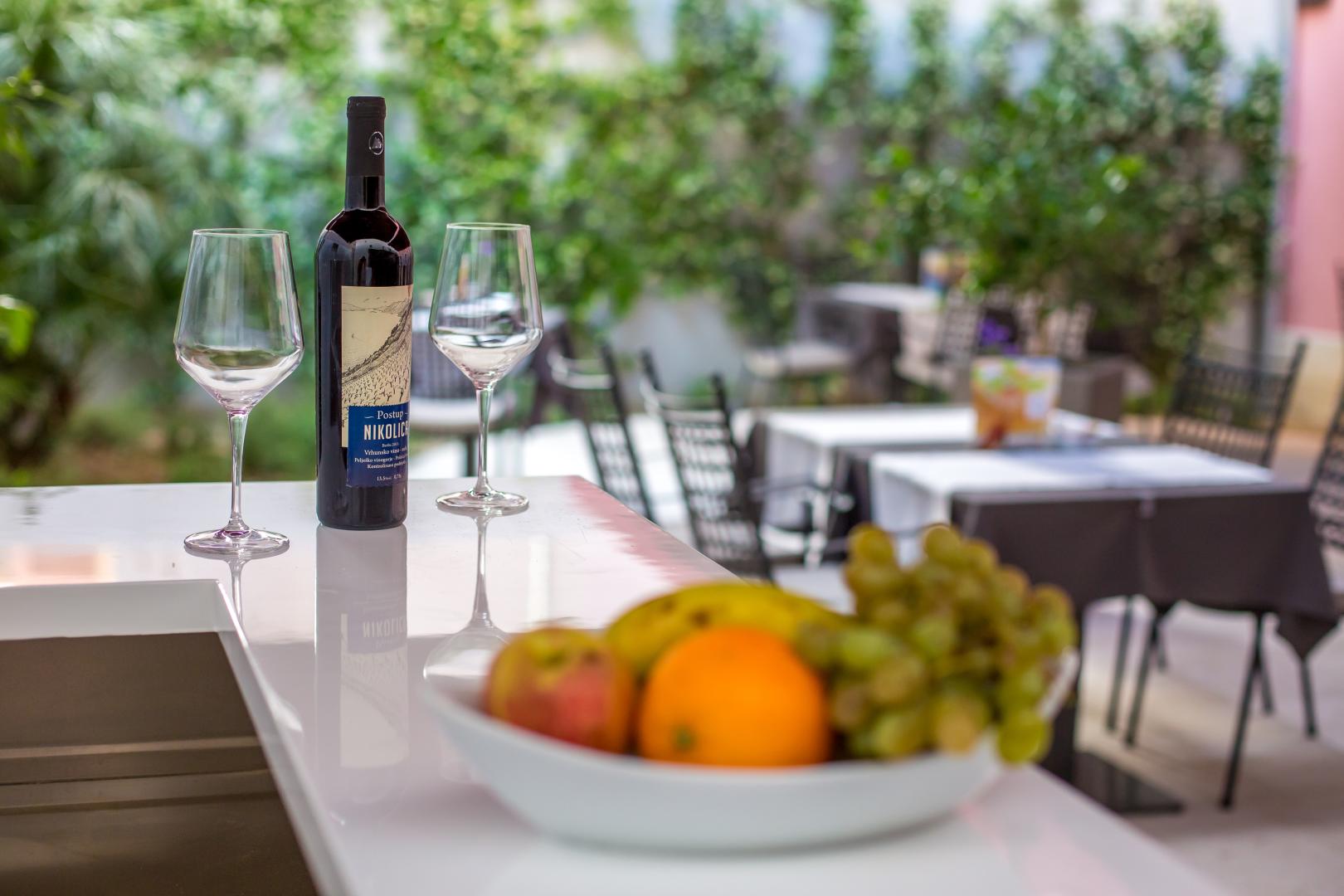 Fine-dining tafel — Cornaro Hotel