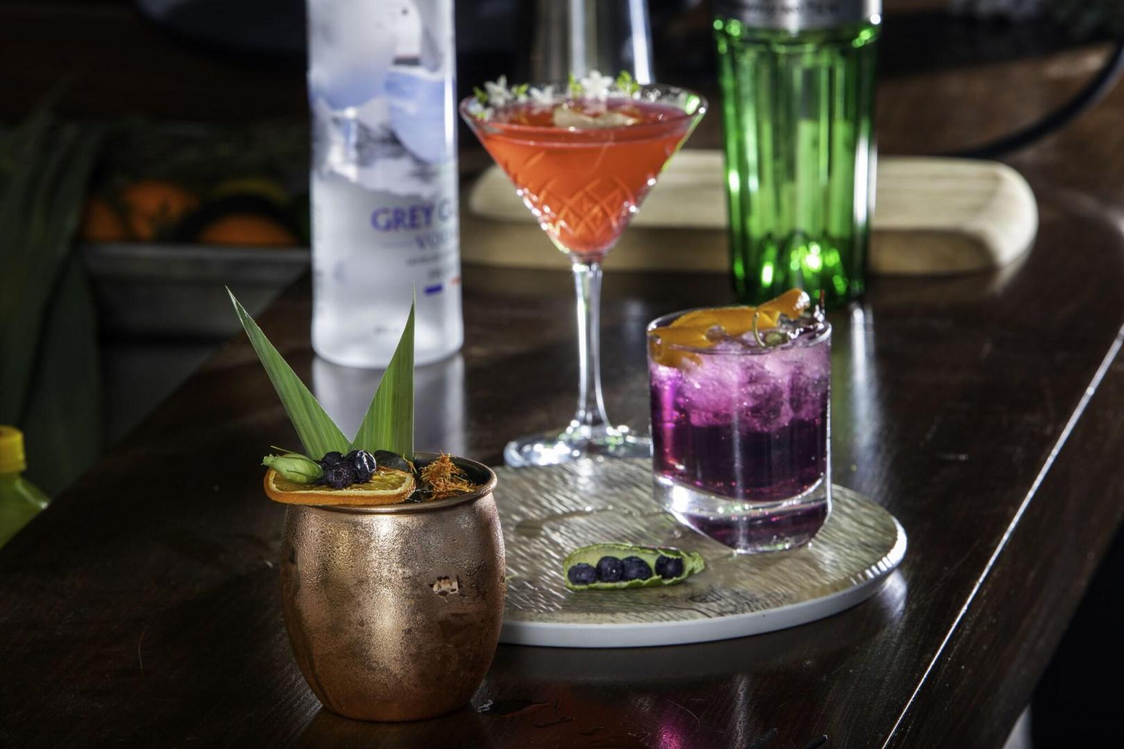 Bar met drankenselectie — Senses Hotel