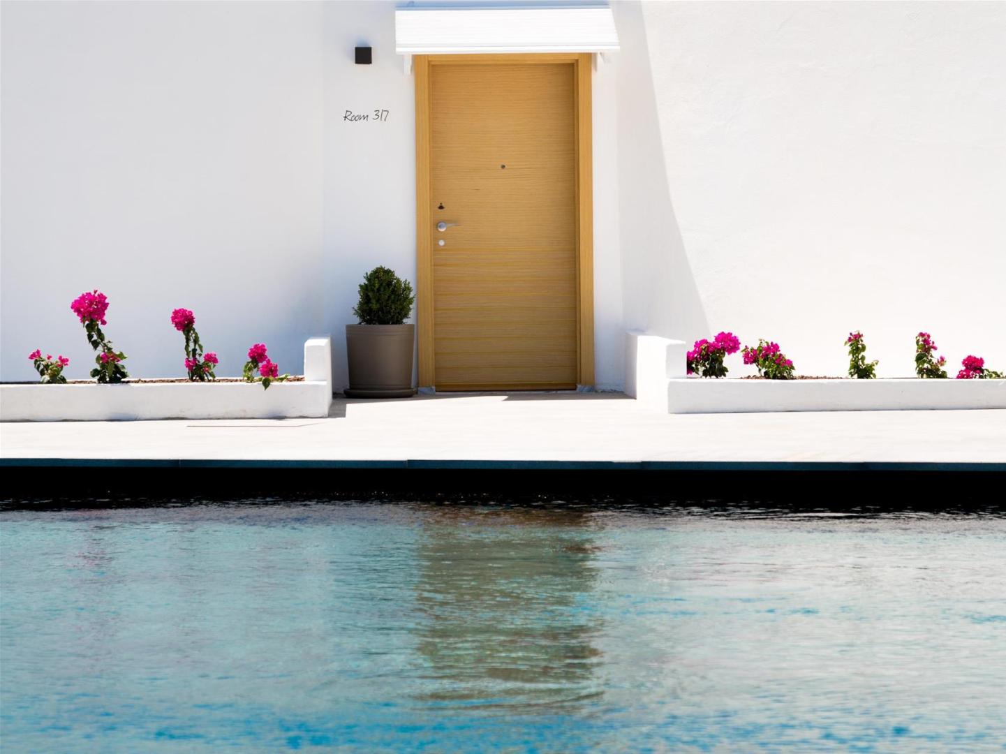 Infinity-zwembad met zeezicht — Senses Hotel