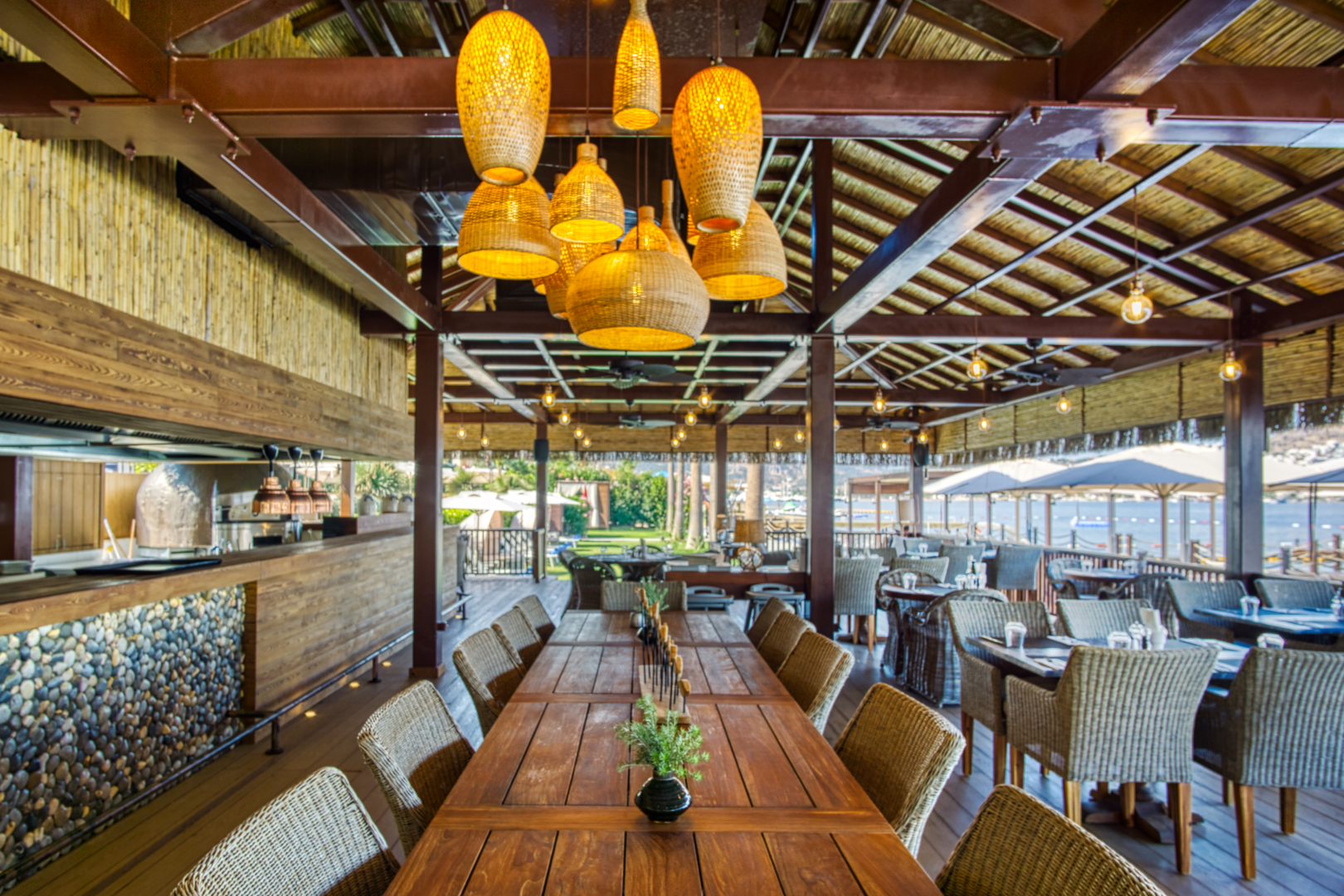 Restaurantterras buiten — Mivara Luxury Resort & Spa