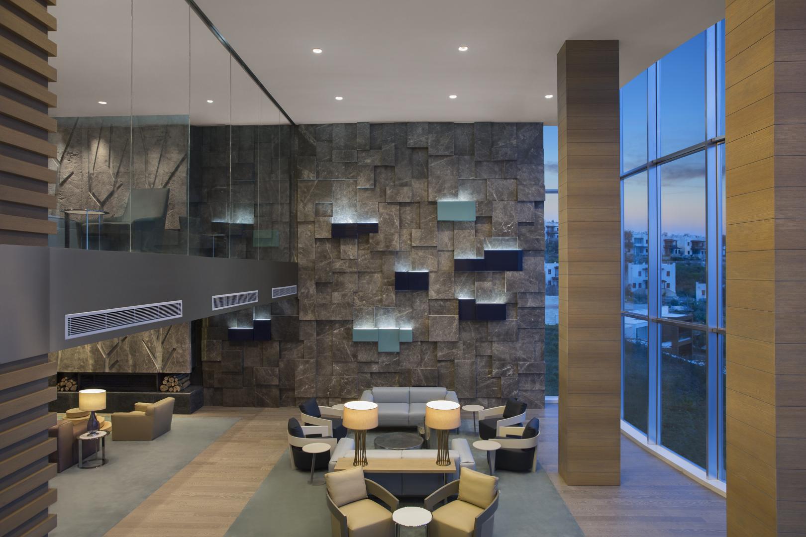 Lobby met receptie — Sirene Luxury Hotel Bodrum