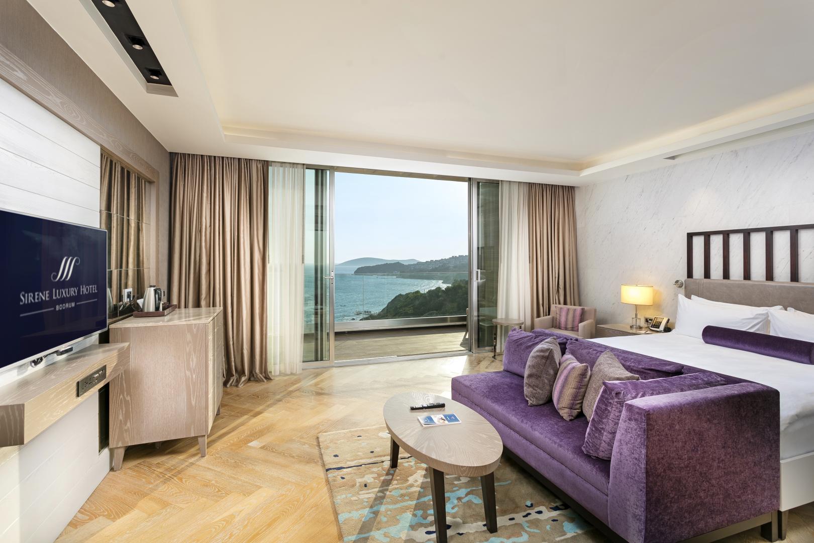 Suite met zithoek — Sirene Luxury Hotel Bodrum