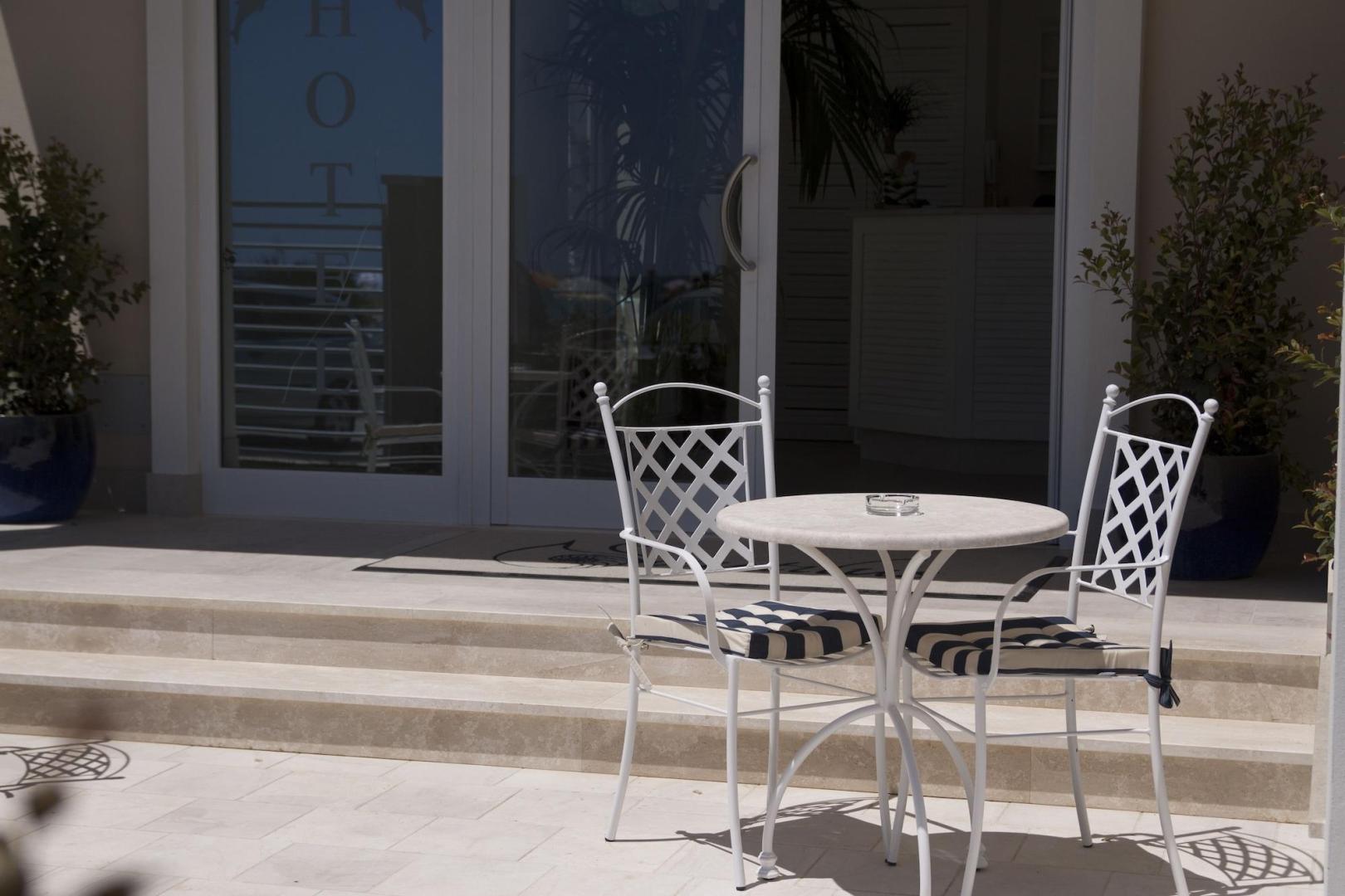 Restaurantterras buiten — Hotel Nautilus