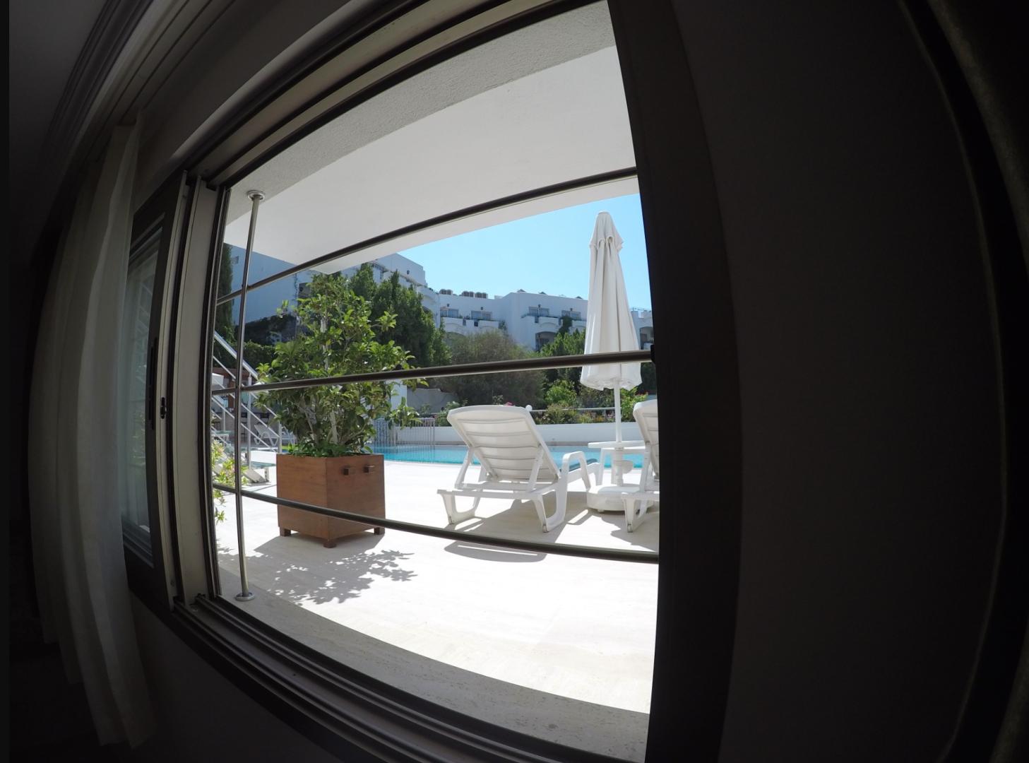 Zeezicht vanaf het balkon — Gün-Ay Otel
