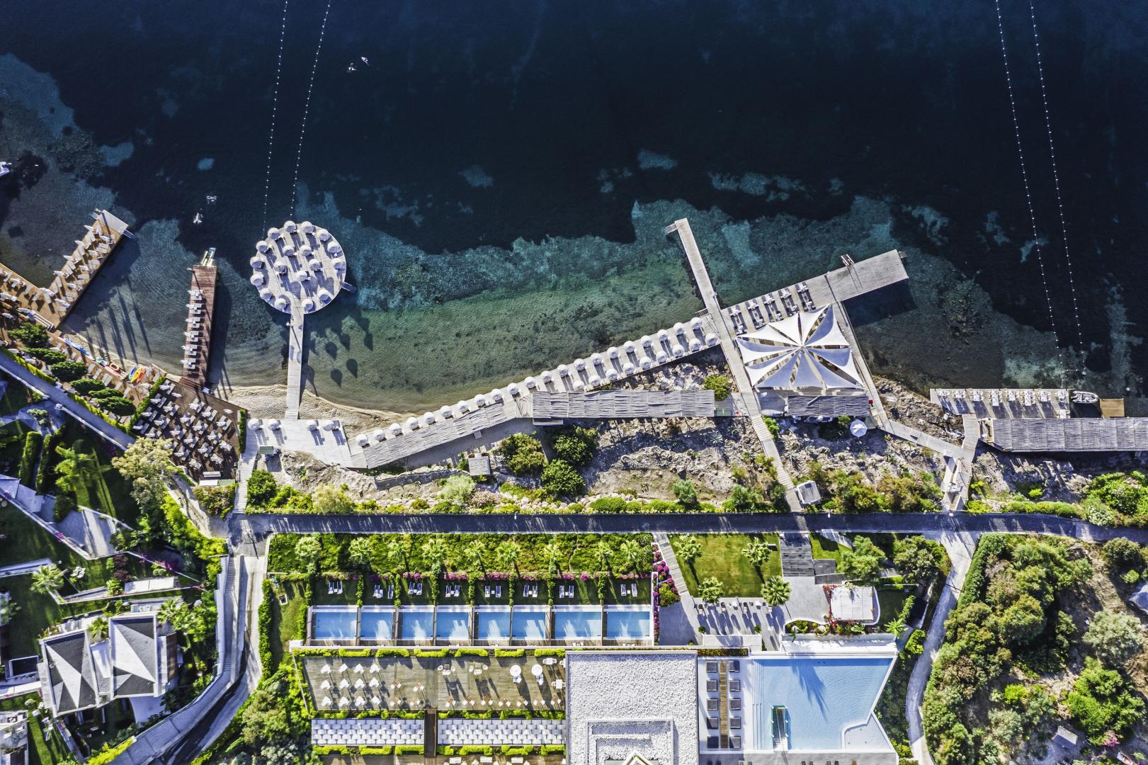 Resortoverzicht — Cape Bodrum Luxury Hotel & Beach
