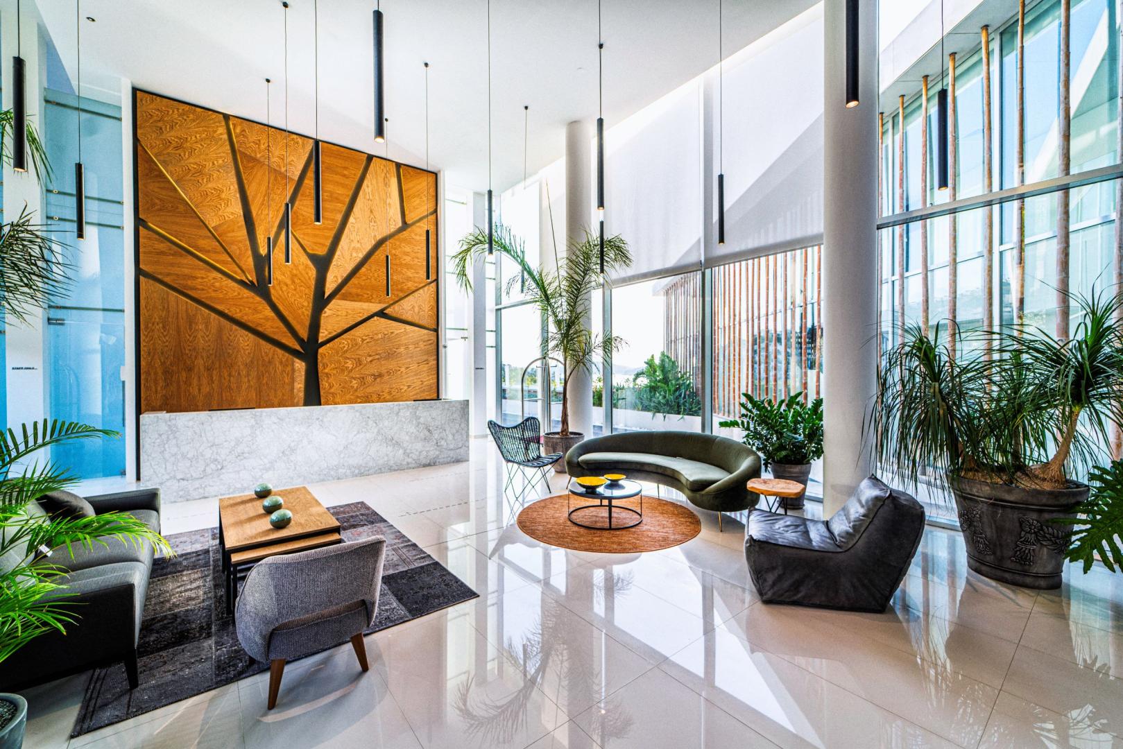 Lobby met receptie — Cape Bodrum Luxury Hotel & Beach