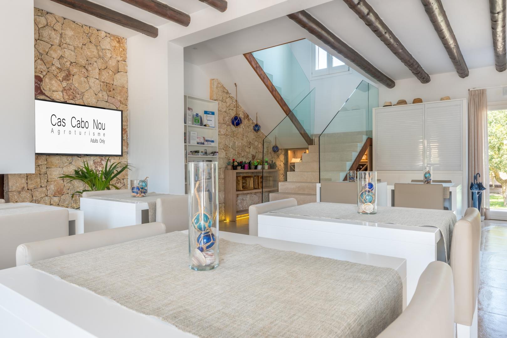 Kamer met twee aparte bedden — Cas Cabo Nou Agroturismo