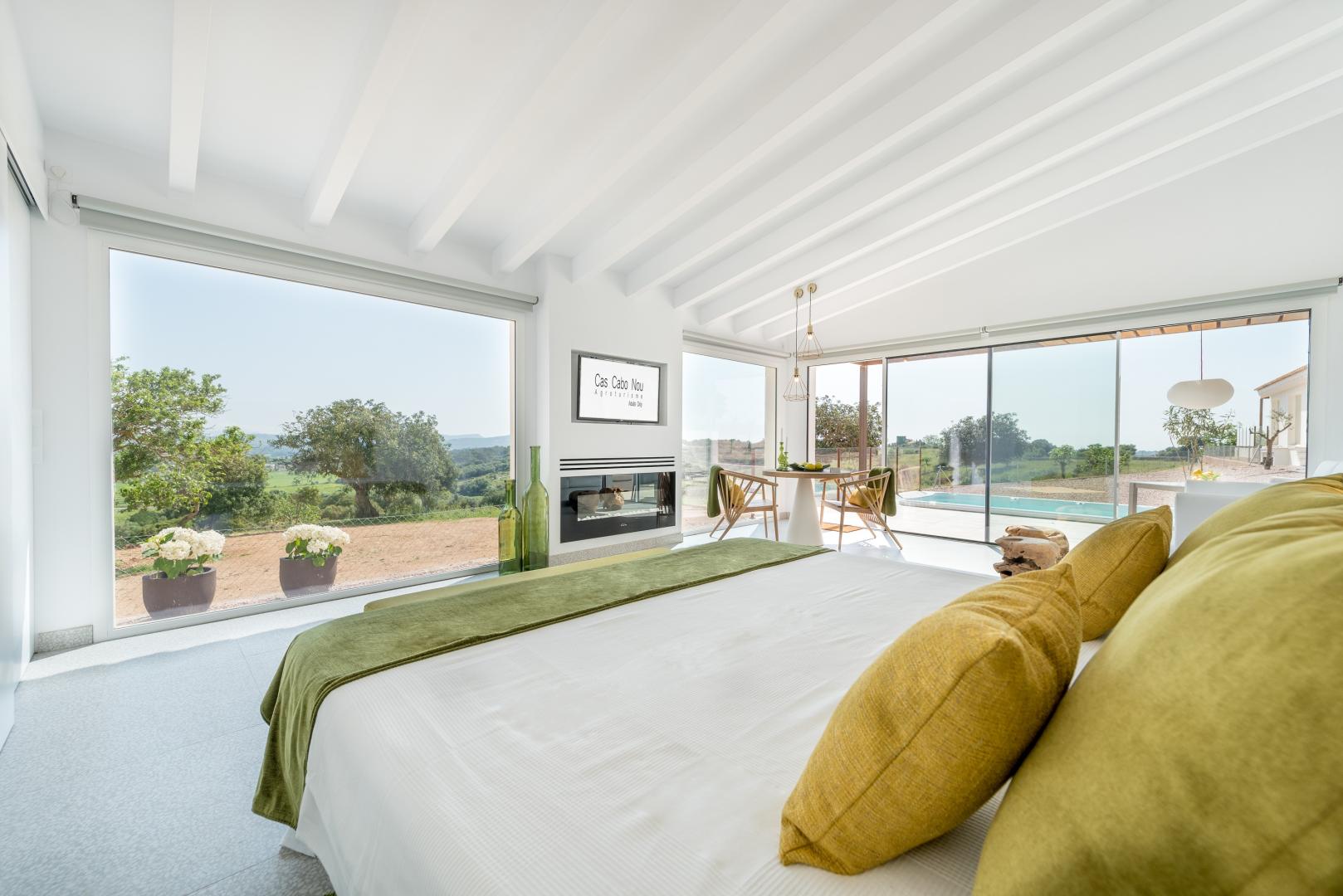 Kamer met tweepersoonsbed — Cas Cabo Nou Agroturismo