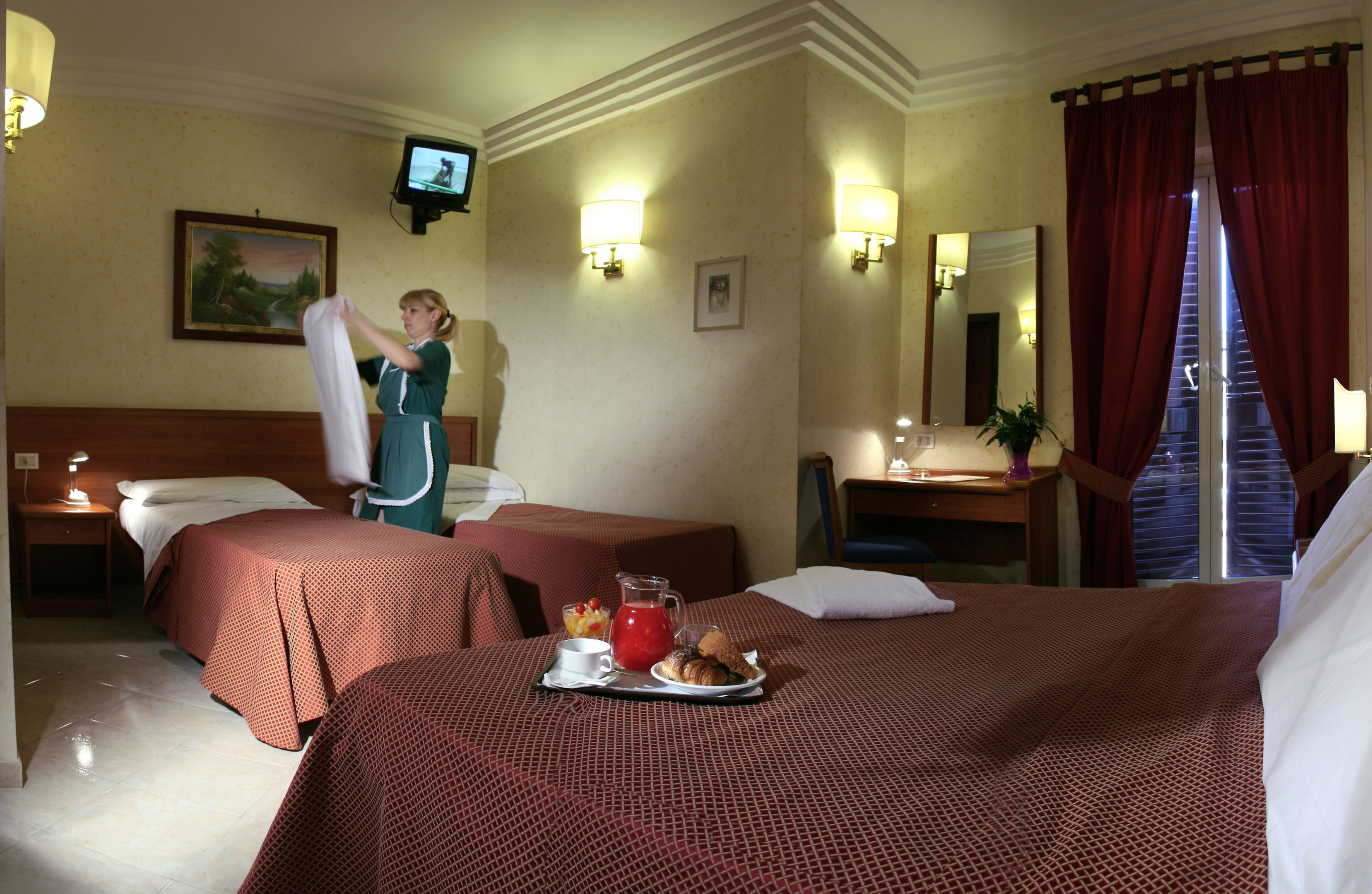 Kamer met twee aparte bedden — Delle Muse