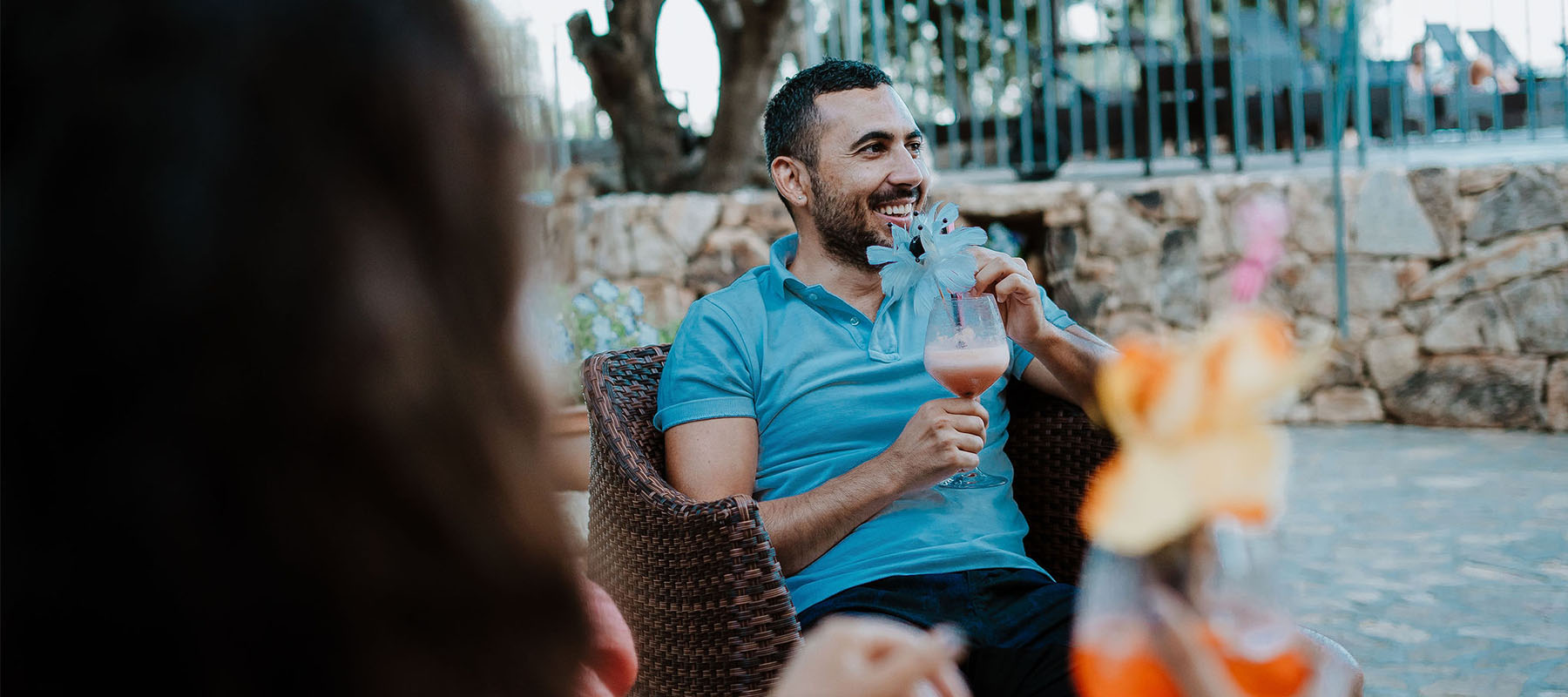 Bar bij het zwembad — Hotel i Ginepri