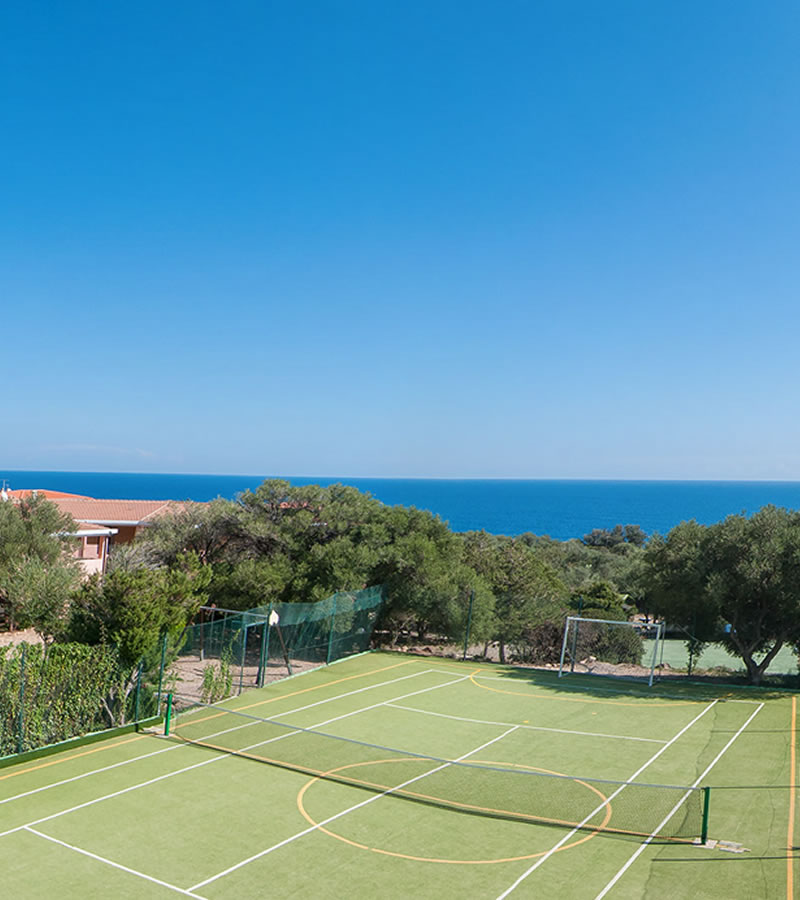 Zeezicht vanaf het balkon — Hotel i Ginepri