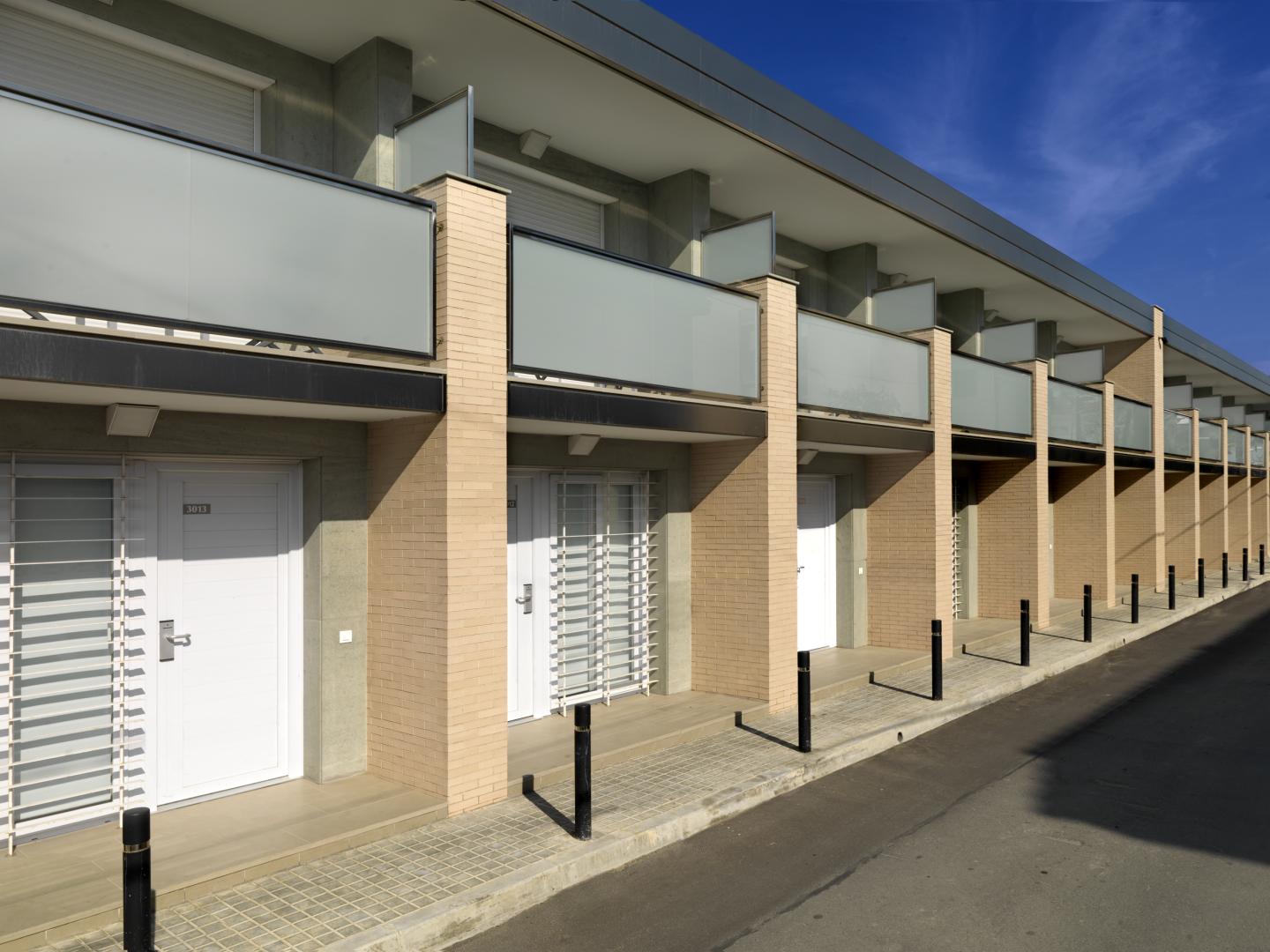Hoofdingang van het hotel — Apartamentos Playa de Castelldefels