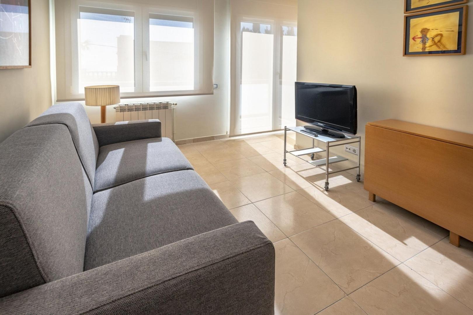 Lobby met receptie — Apartamentos Playa de Castelldefels