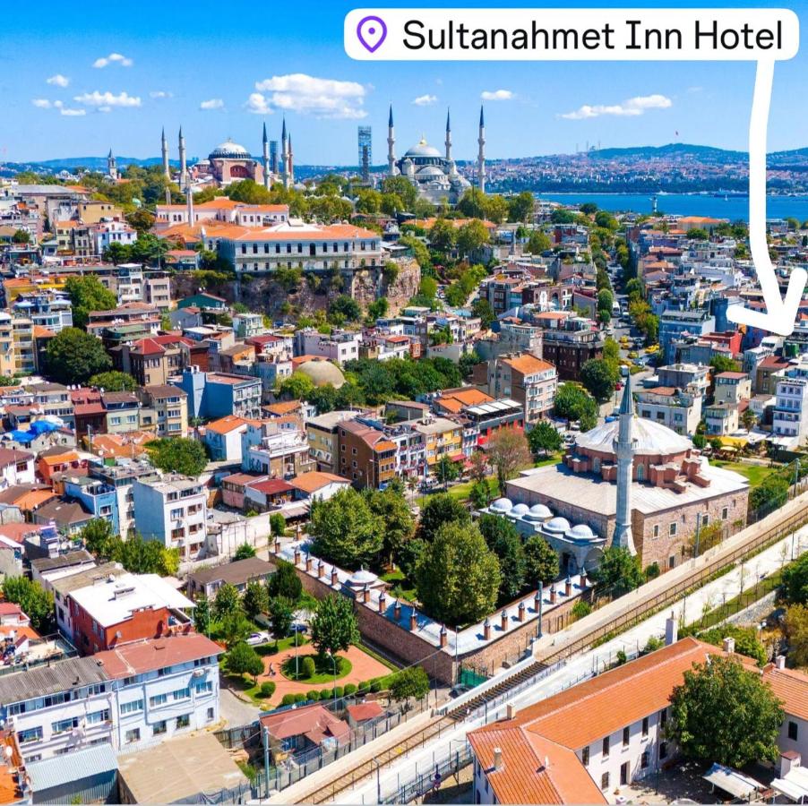 een luchtfoto van de stad van het Subiminent Inn Hotel bij Sultanahmet inn Hotel in Istanbul